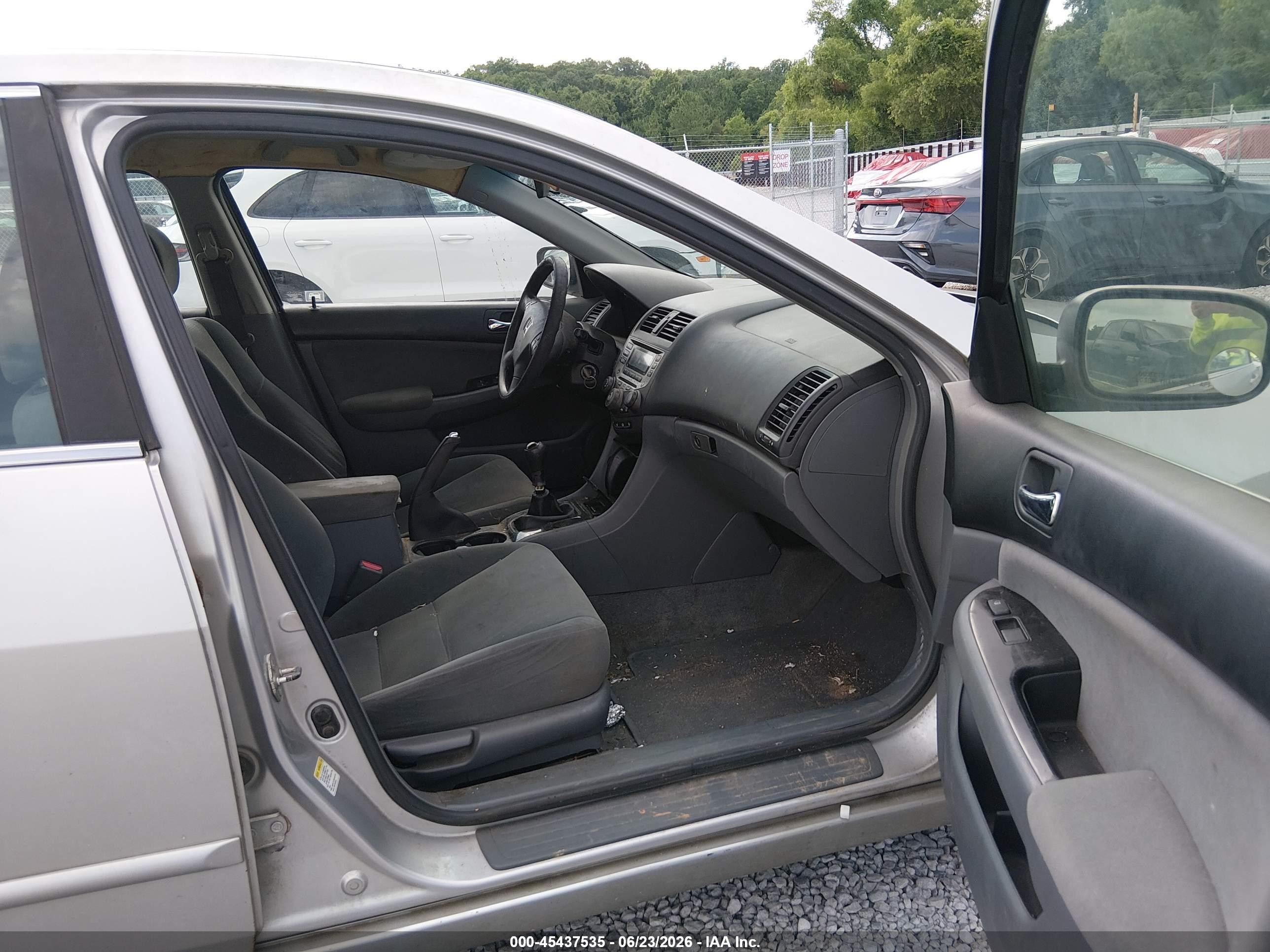 2007 Honda Accord 2.4 Se Silver vin: 1HGCM55377A146533