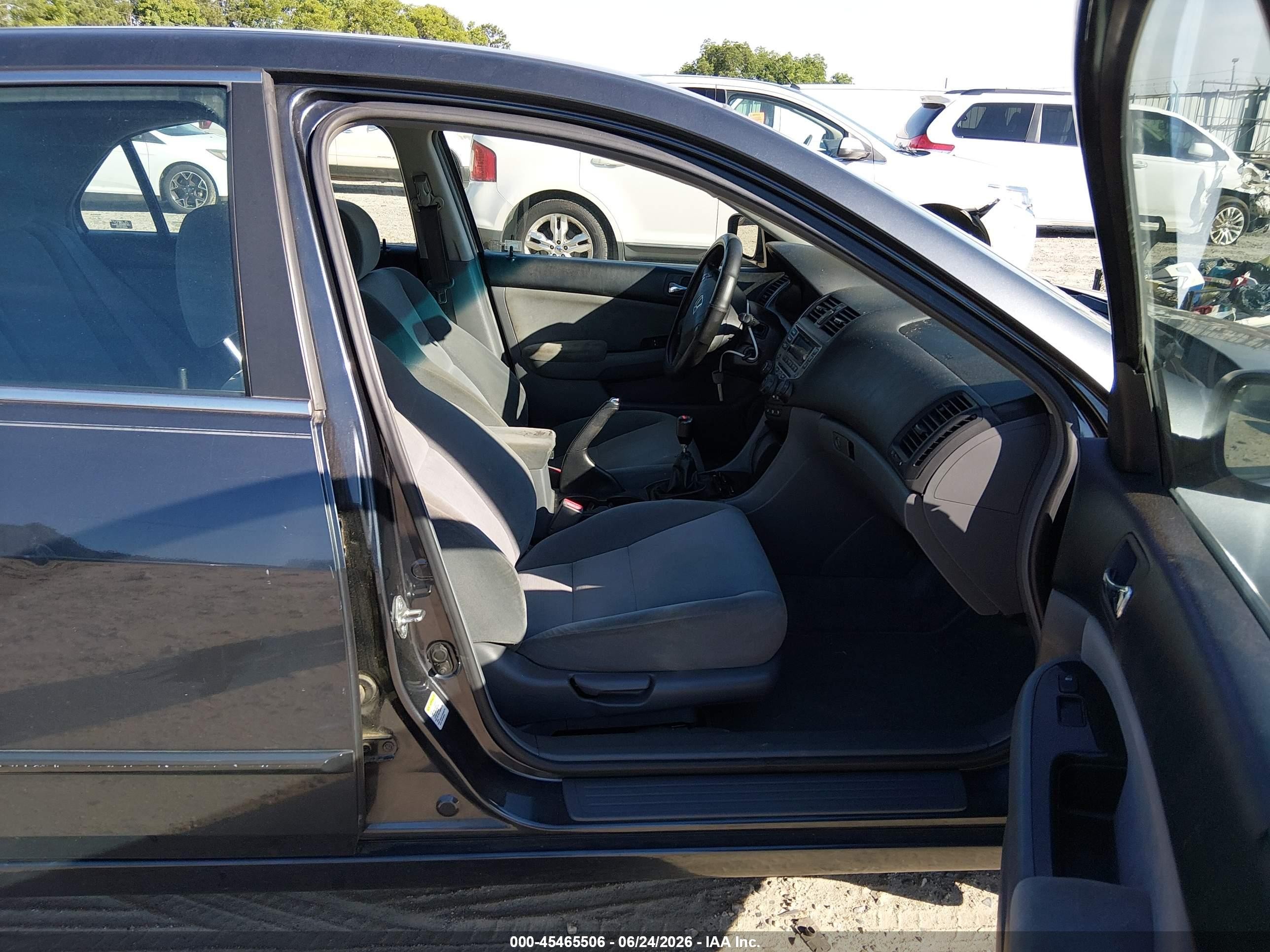 2006 Honda Accord 2.4 Se Gray vin: 1HGCM55396A025792
