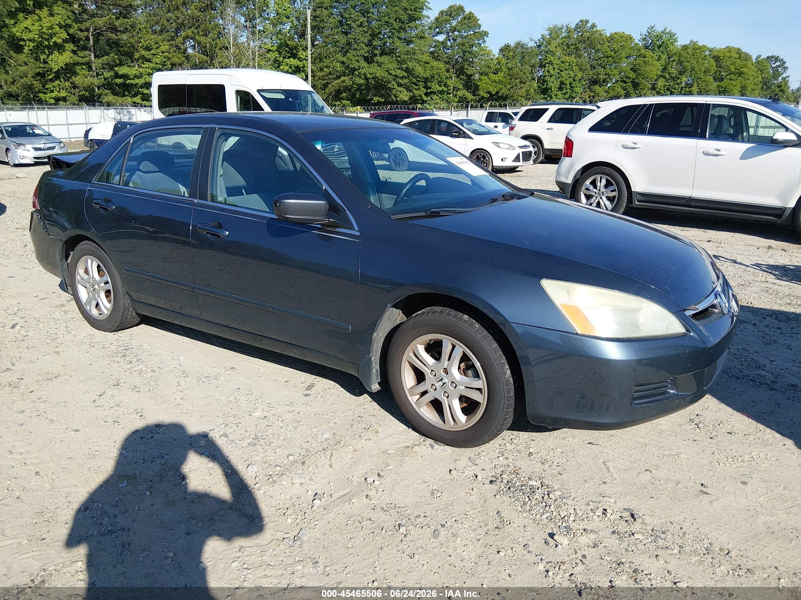 2006 Honda Accord 2.4 Se Gray vin: 1HGCM55396A025792