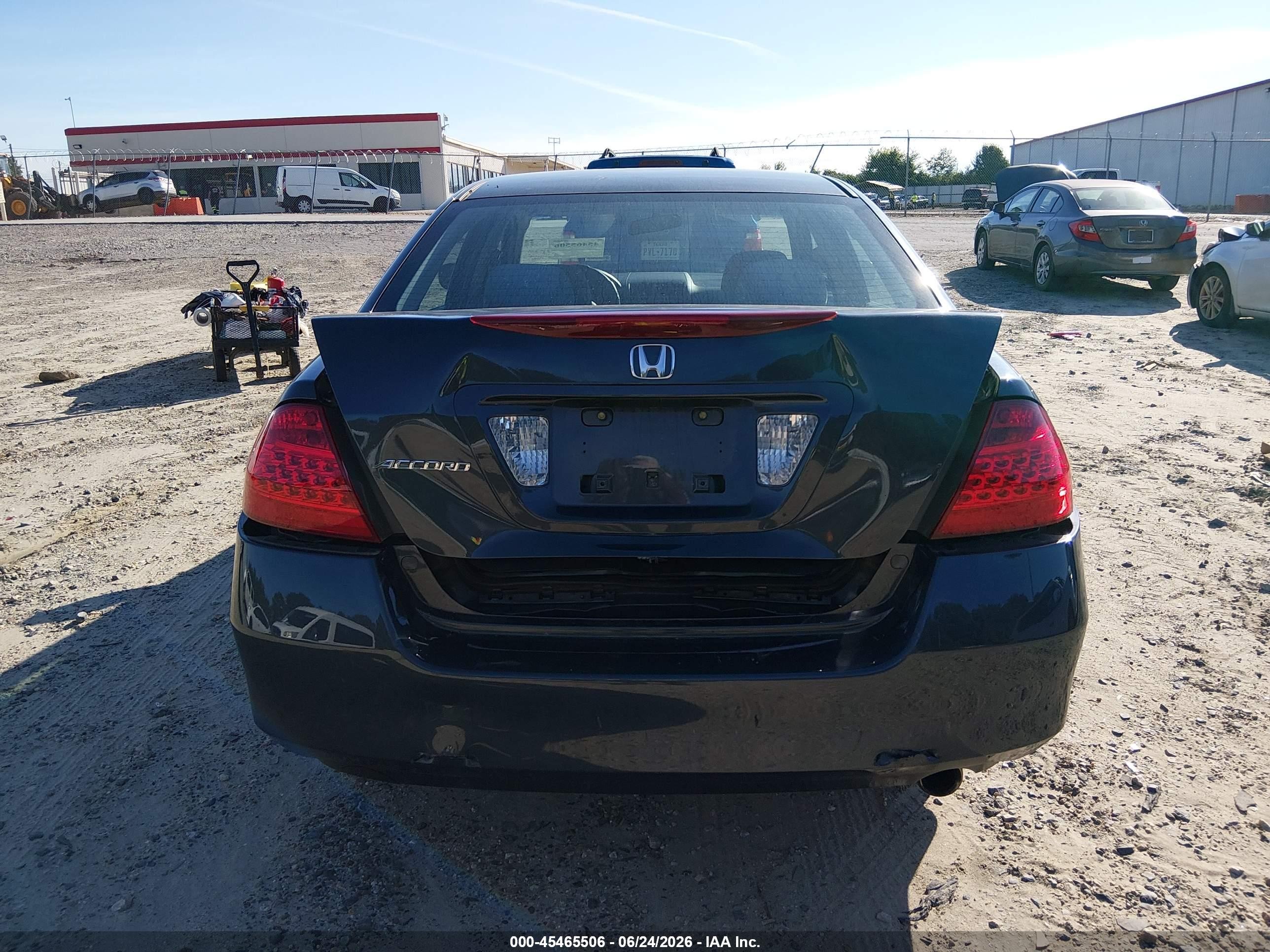 2006 Honda Accord 2.4 Se Gray vin: 1HGCM55396A025792