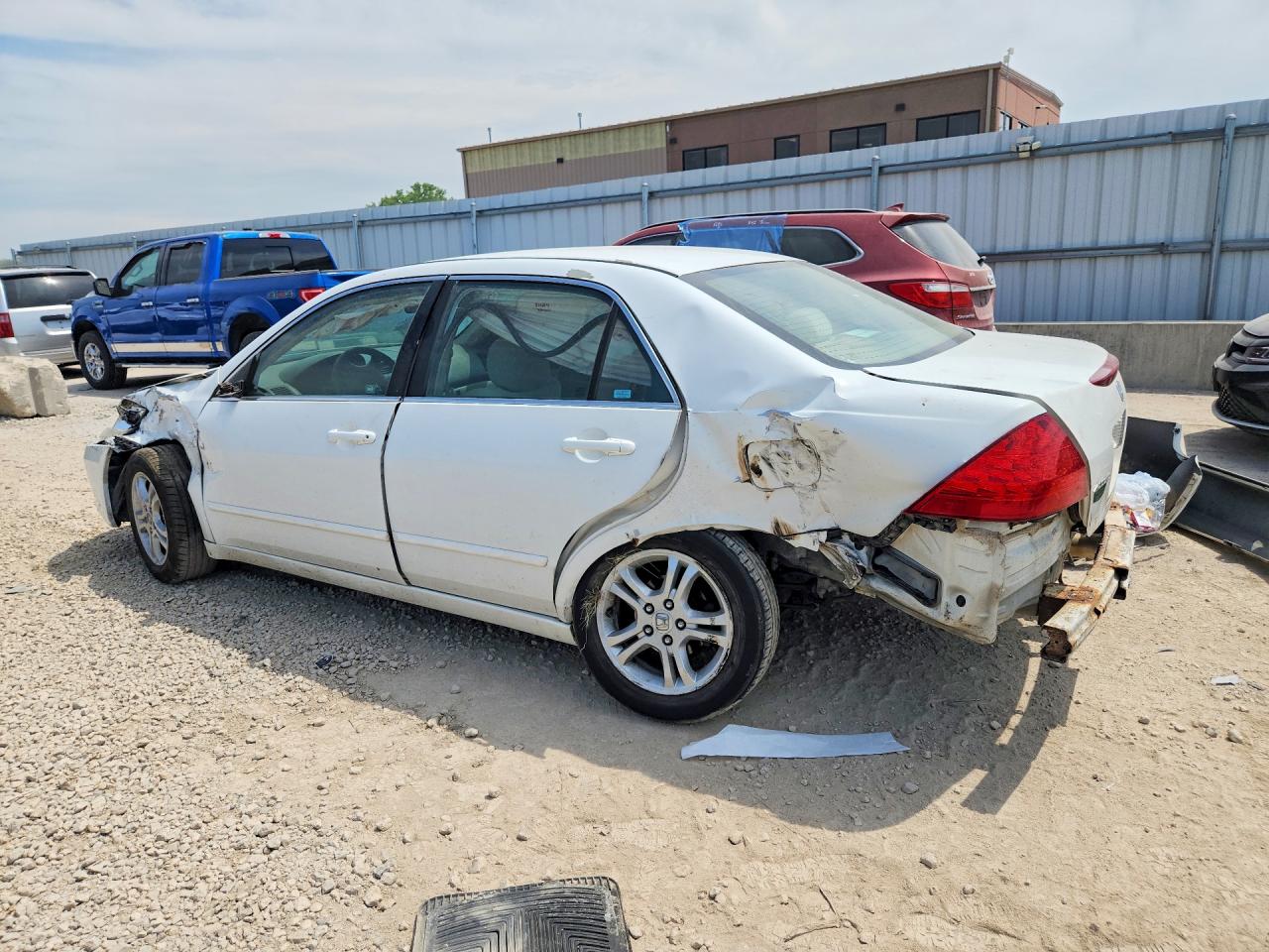 2006 Honda Accord Se Белый vin: 1HGCM55396A164627