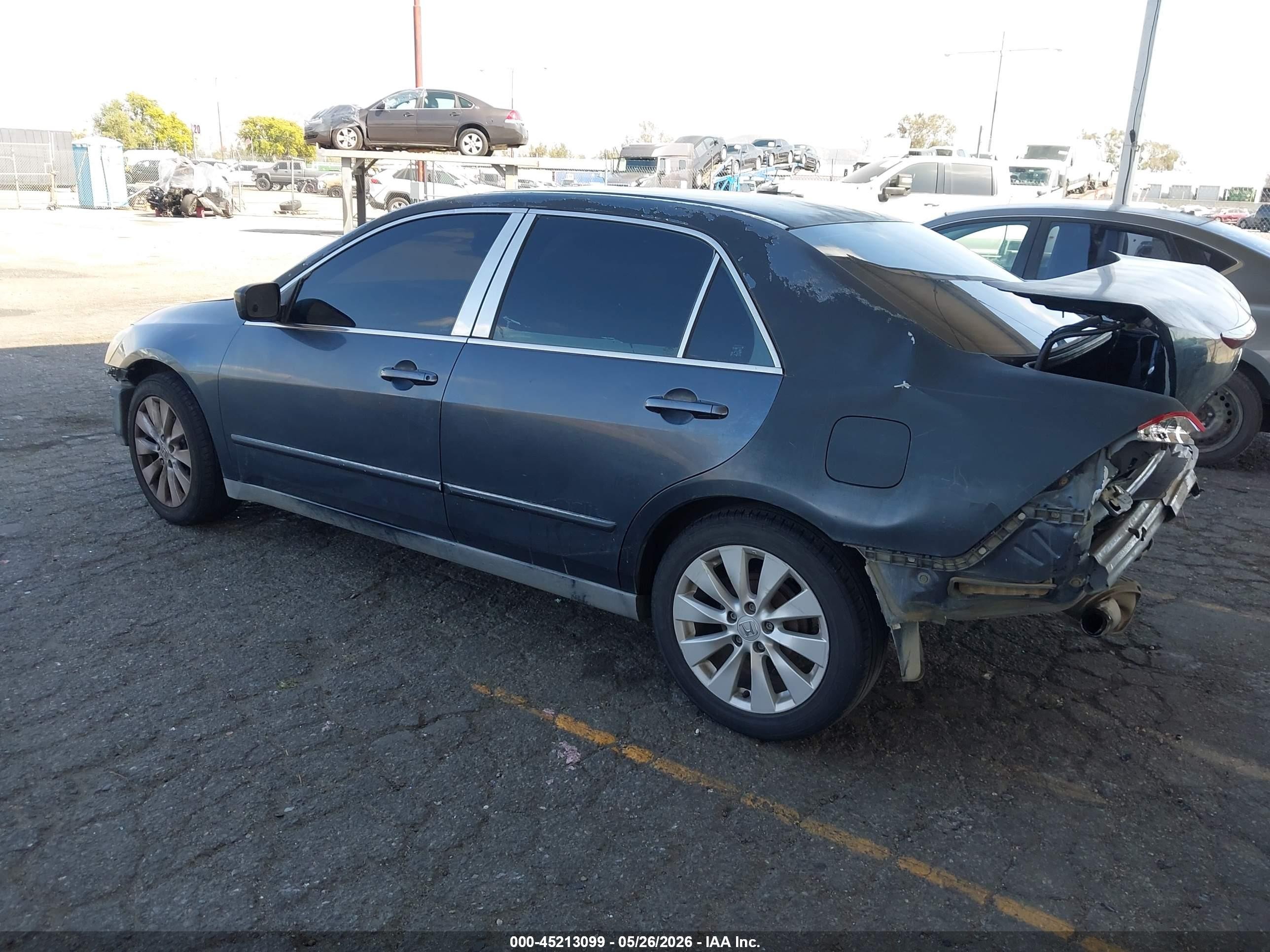 2007 Honda Accord 2.4 Lx Gray vin: 1HGCM55407A116881