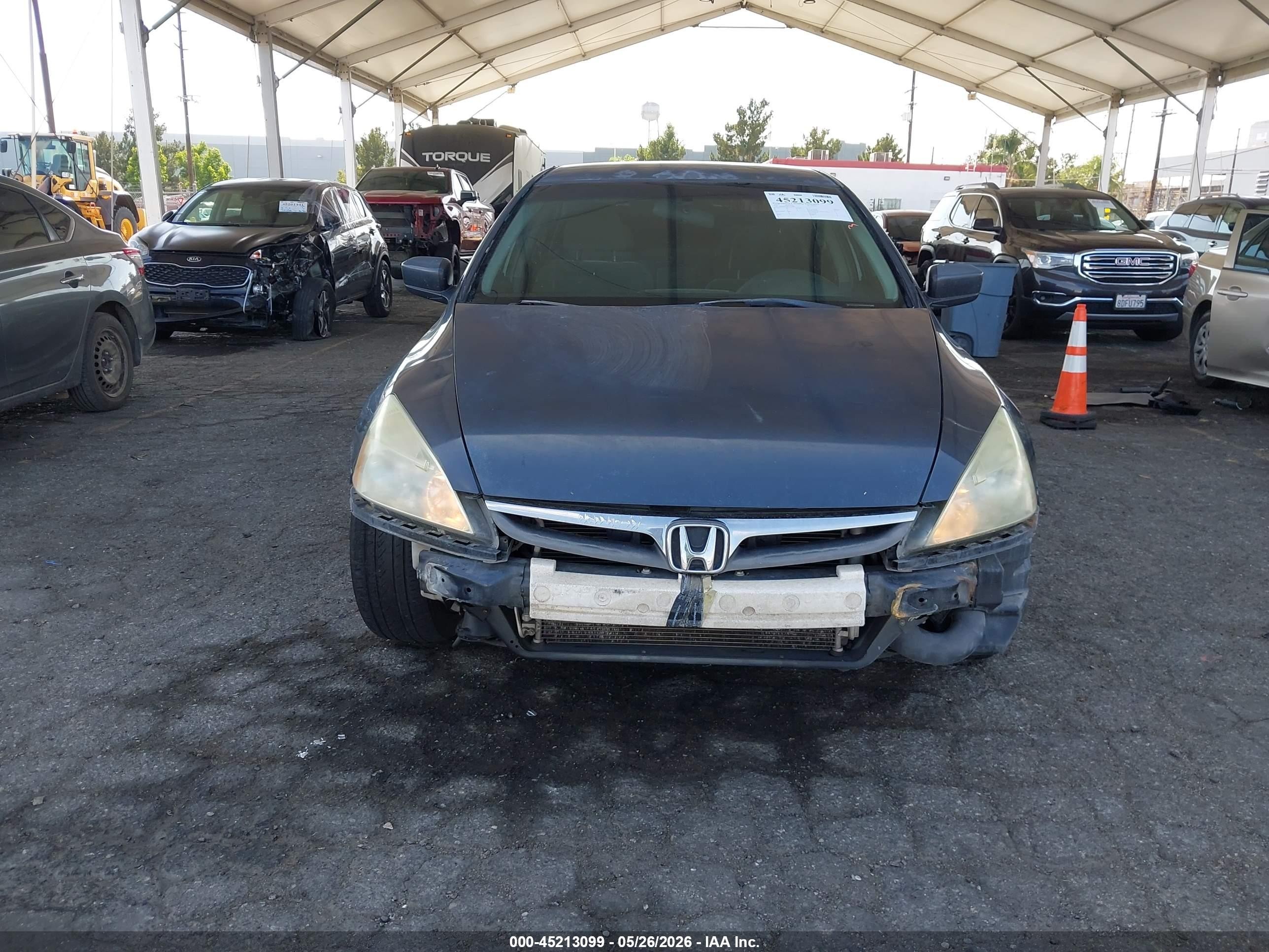 2007 Honda Accord 2.4 Lx Gray vin: 1HGCM55407A116881