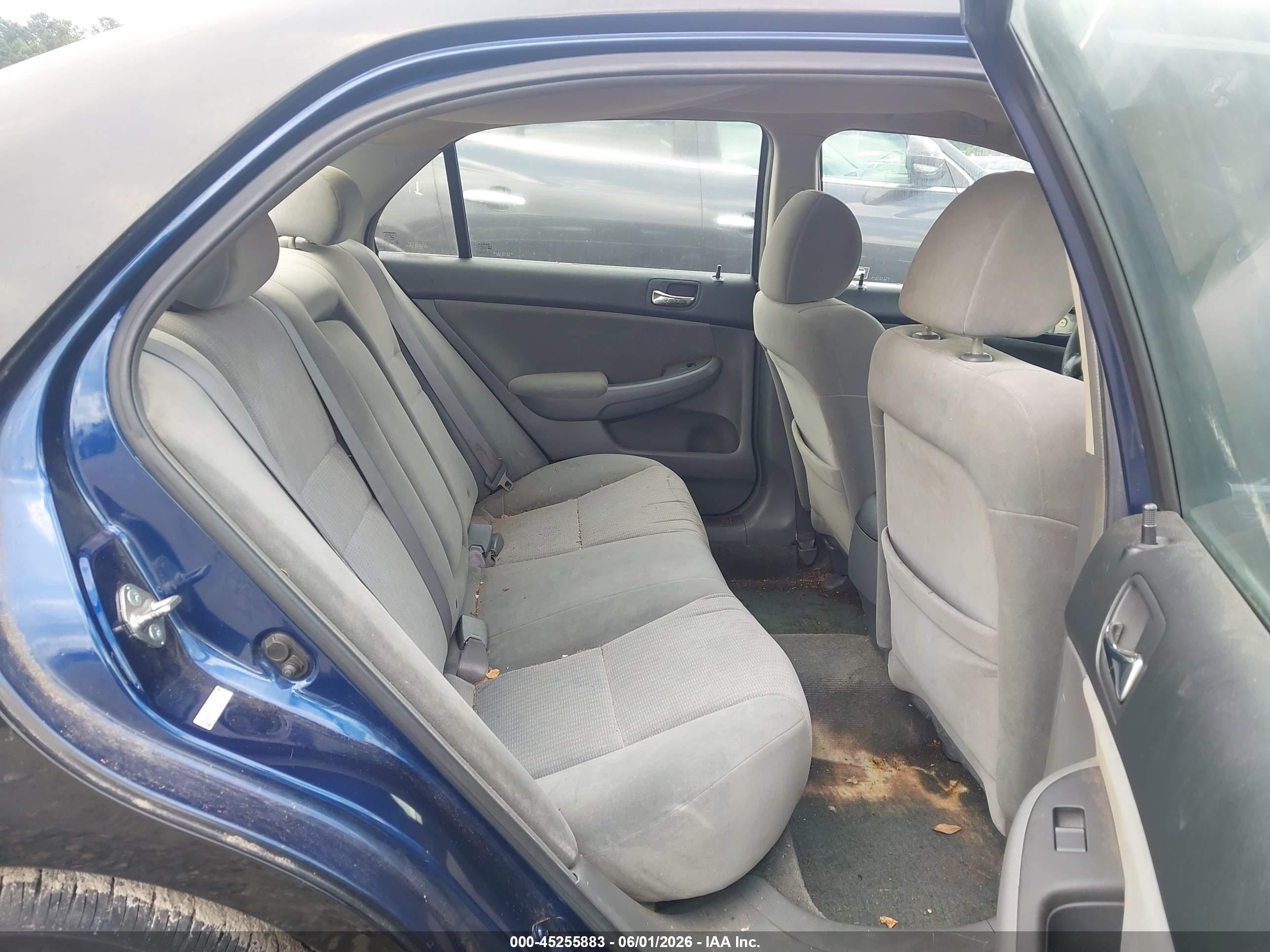 2005 Honda Accord 2.4 Lx Черный vin: 1HGCM55415A031206