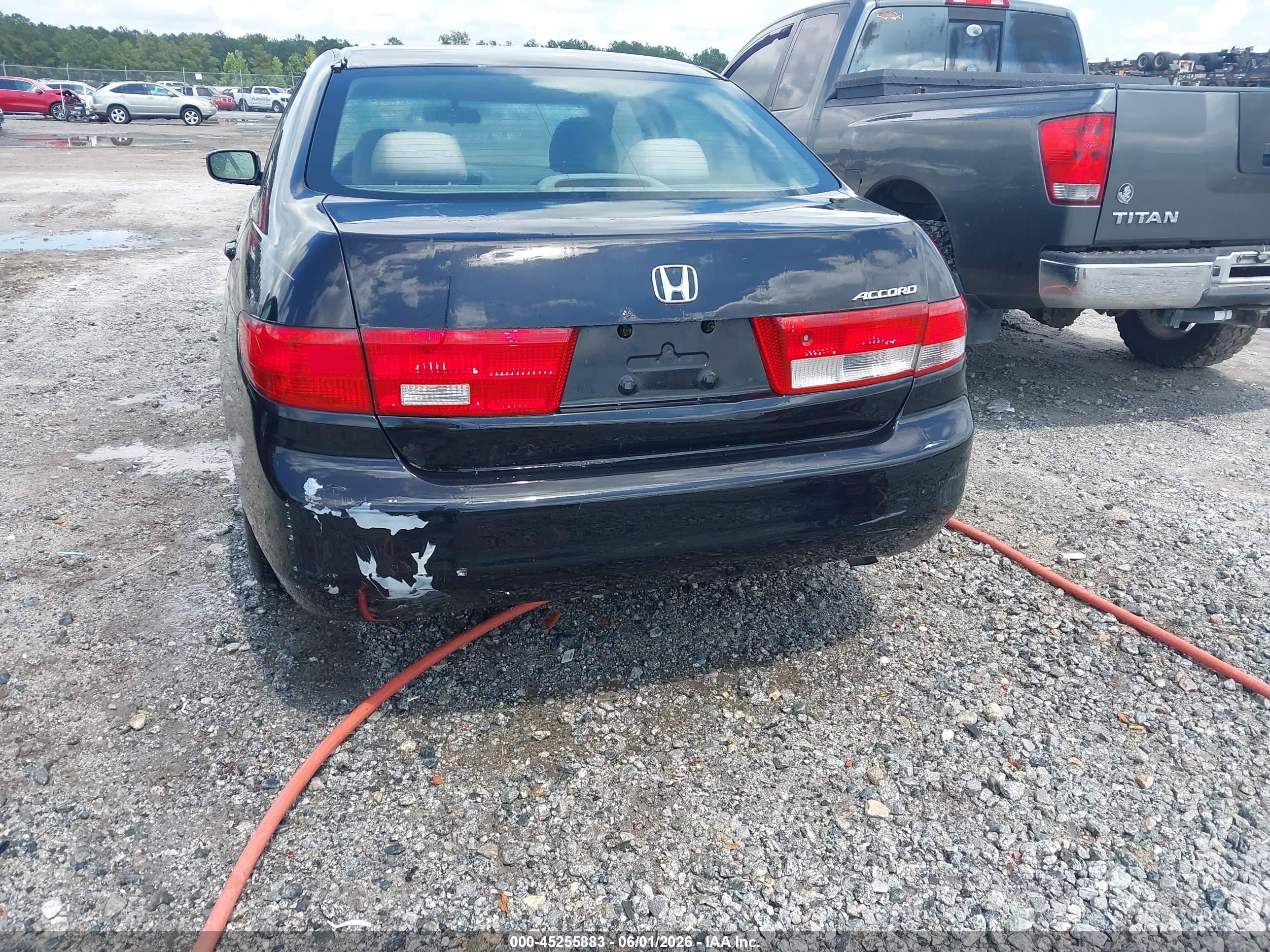2005 Honda Accord 2.4 Lx Черный vin: 1HGCM55415A031206