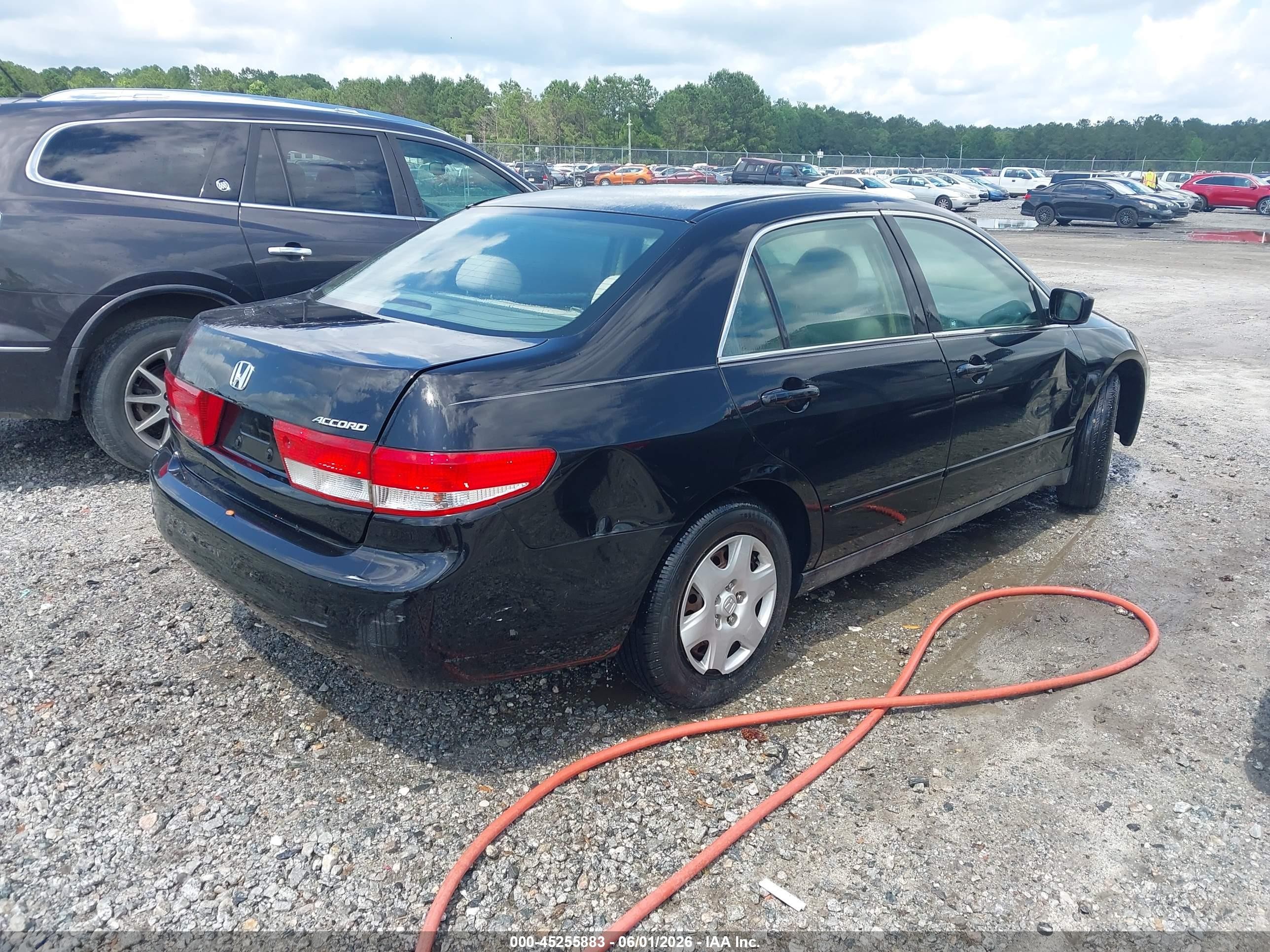 2005 Honda Accord 2.4 Lx Черный vin: 1HGCM55415A031206