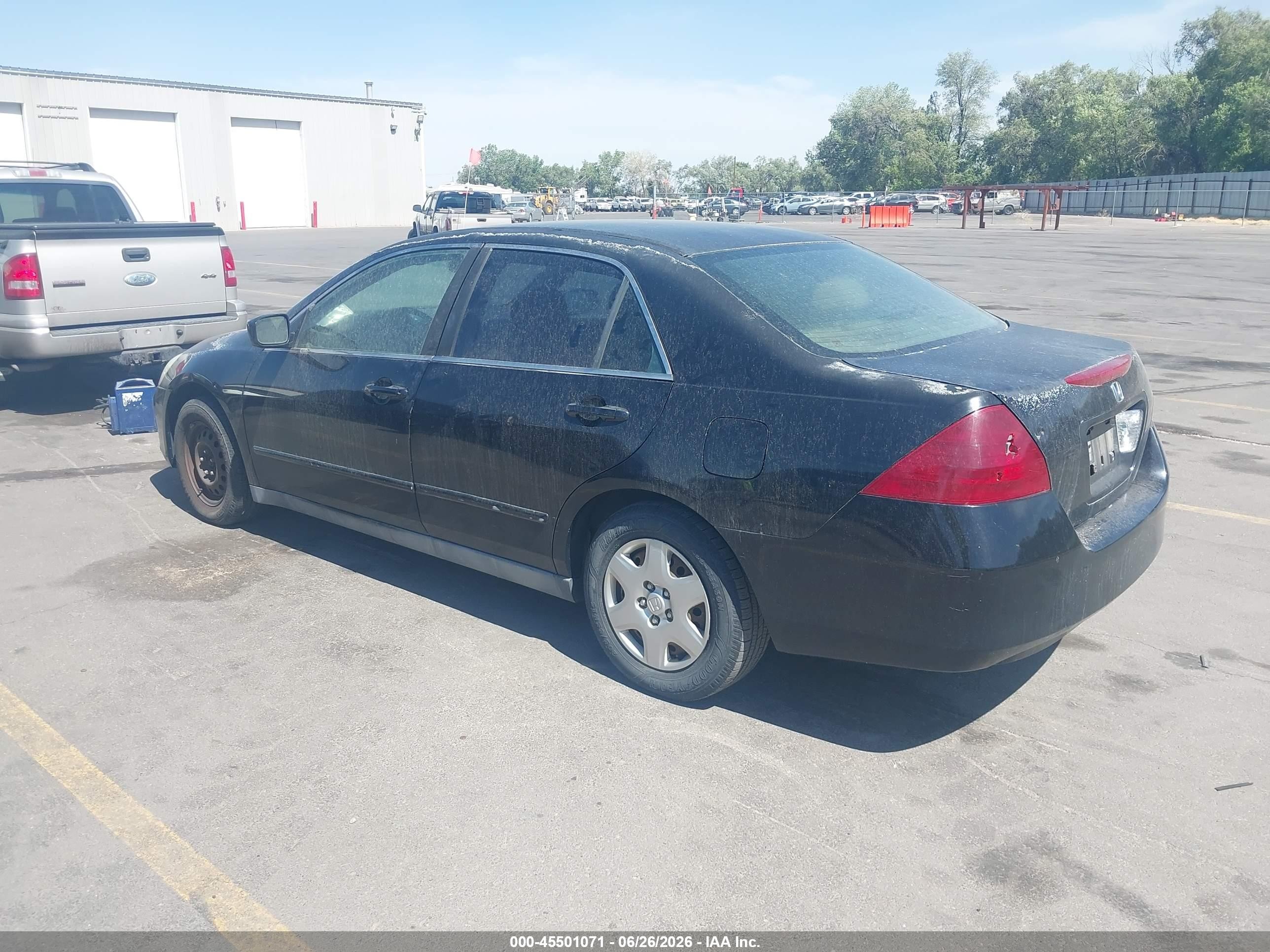 2006 Honda Accord 2.4 Lx White vin: 1HGCM55416A059461