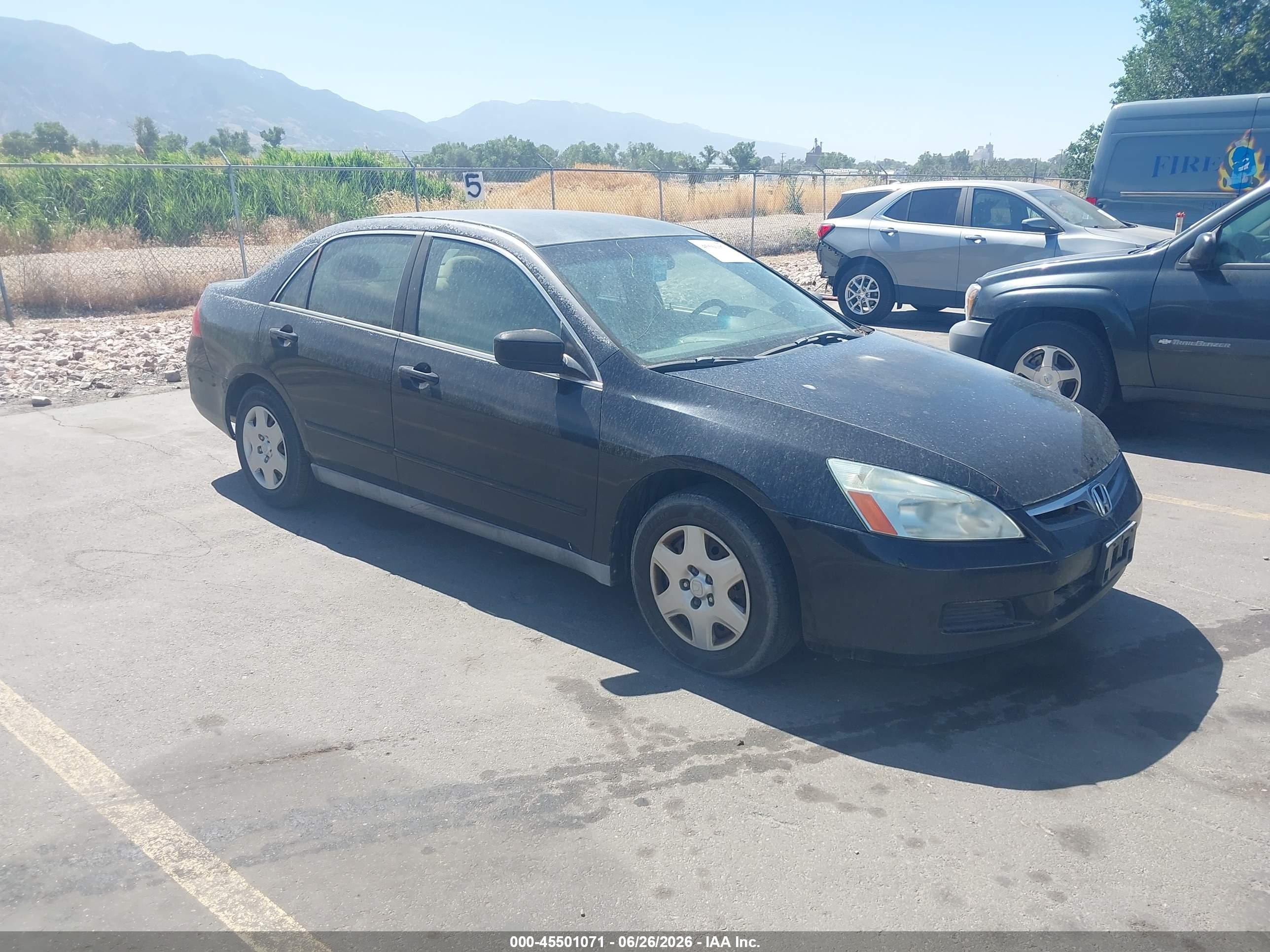 2006 Honda Accord 2.4 Lx White vin: 1HGCM55416A059461