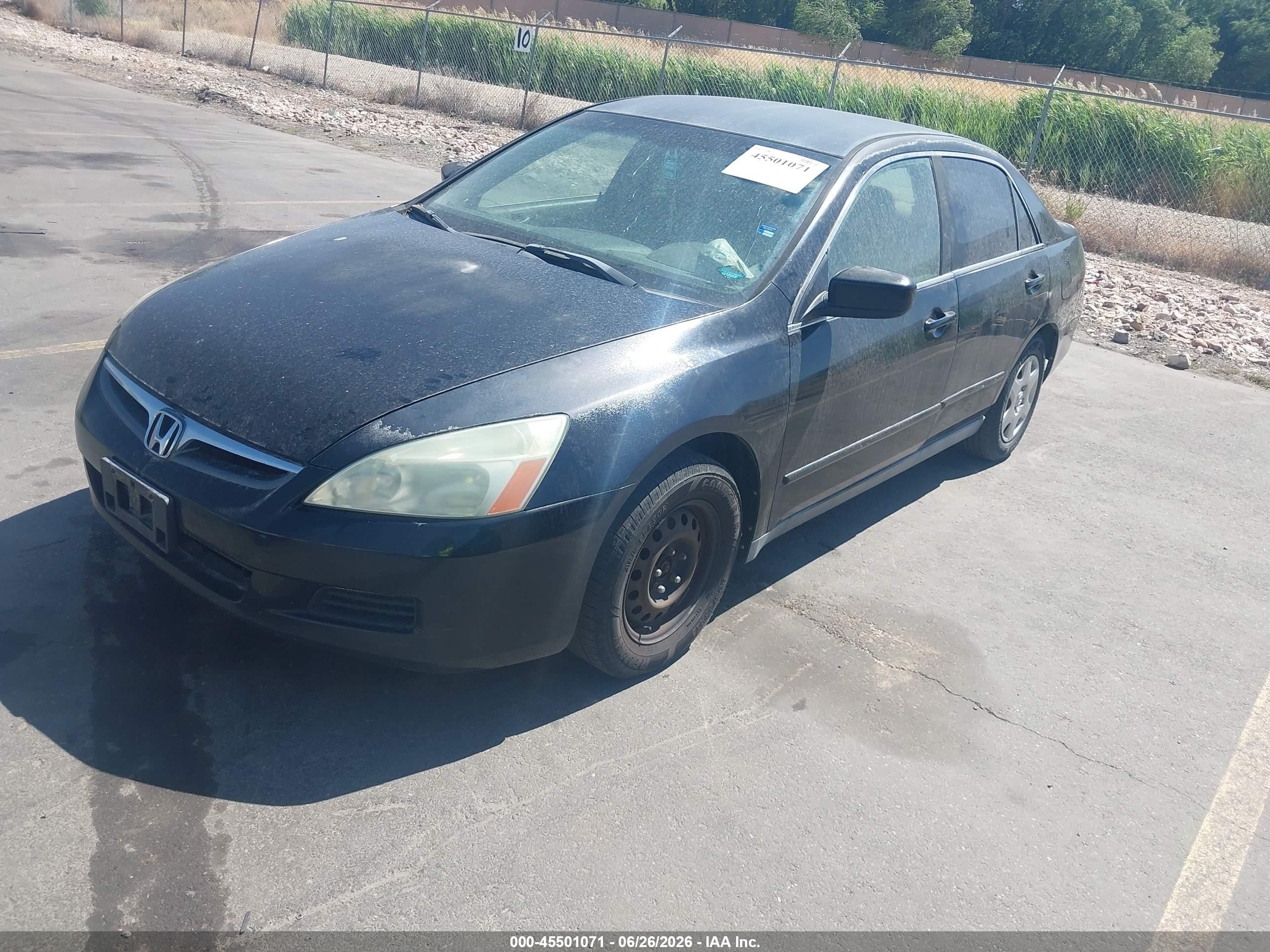 2006 Honda Accord 2.4 Lx White vin: 1HGCM55416A059461