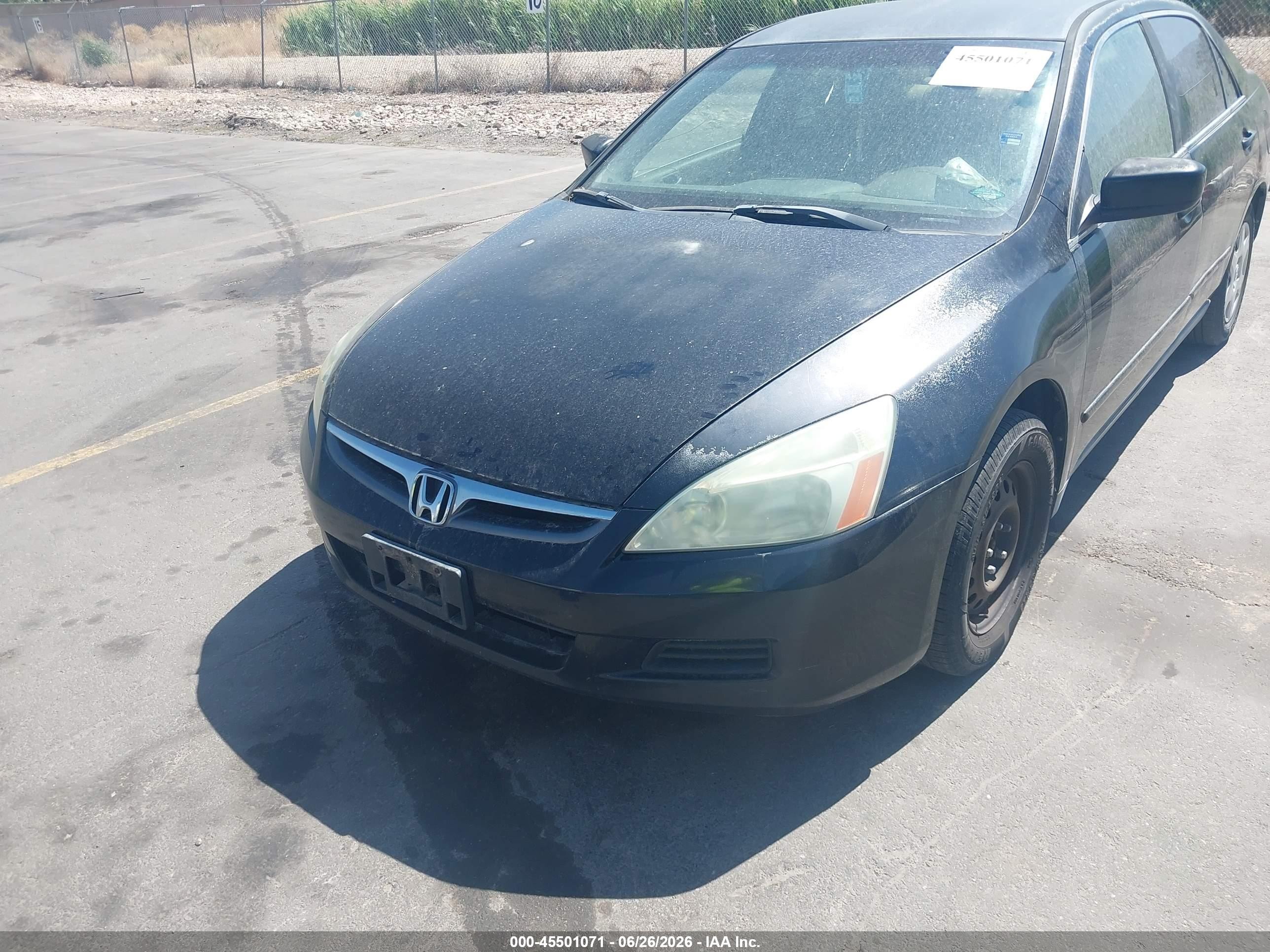 2006 Honda Accord 2.4 Lx White vin: 1HGCM55416A059461