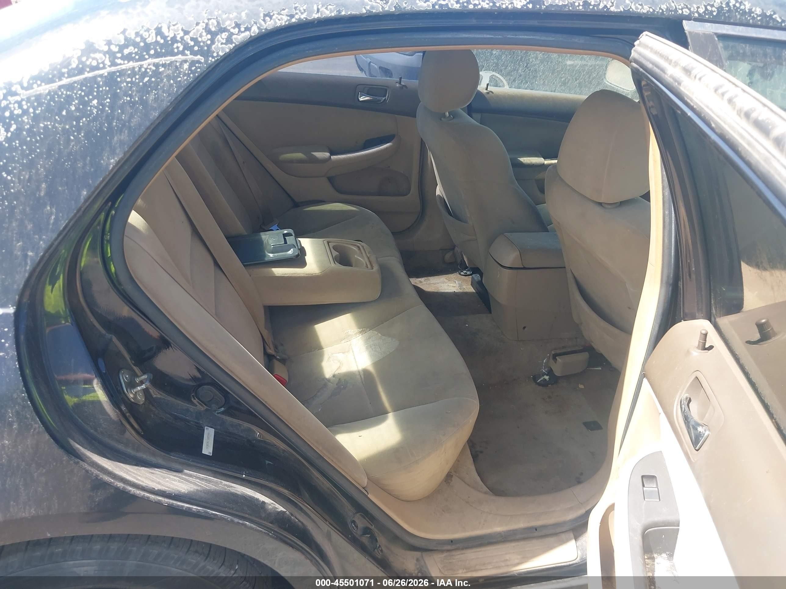 2006 Honda Accord 2.4 Lx White vin: 1HGCM55416A059461