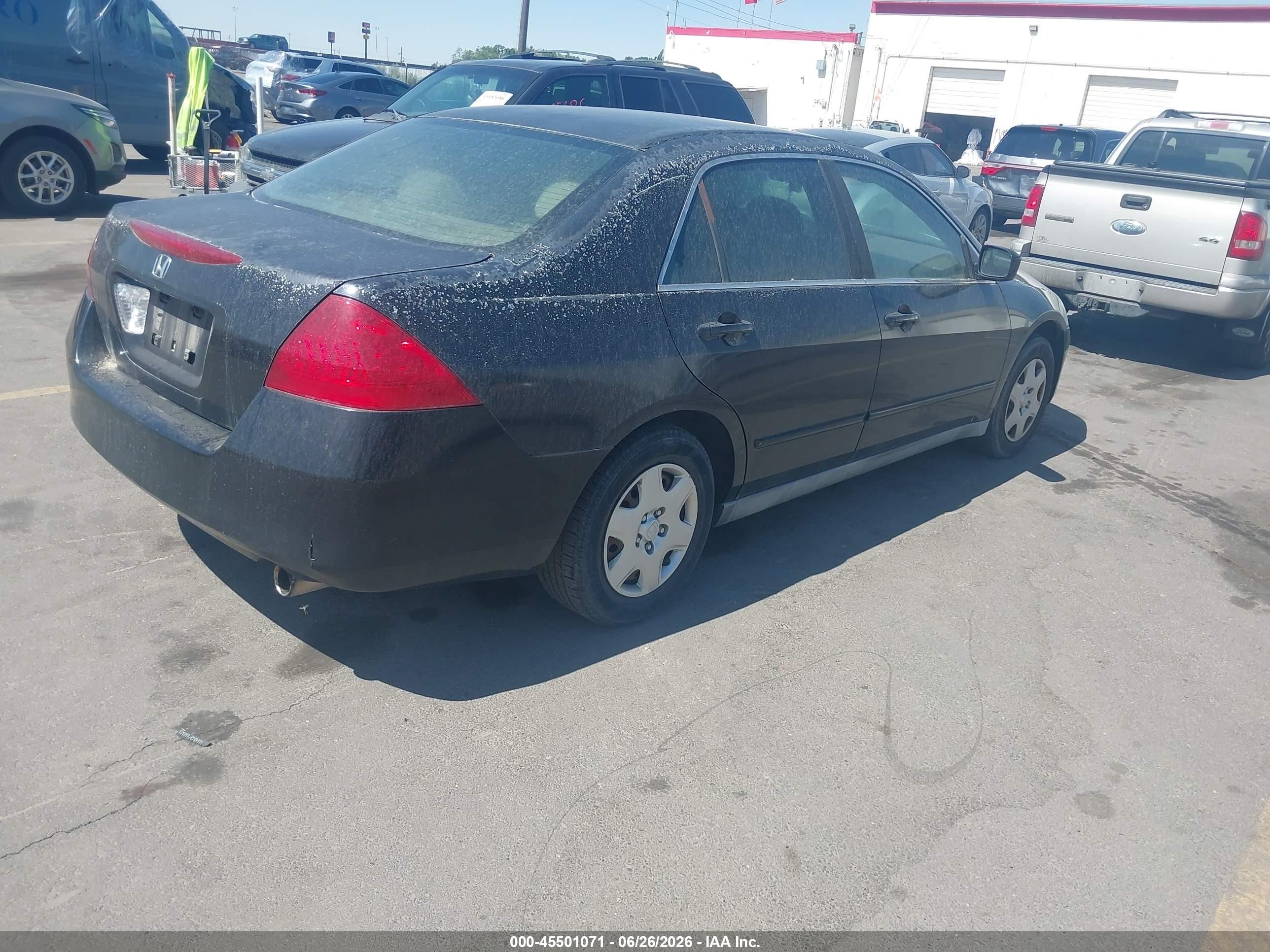 2006 Honda Accord 2.4 Lx White vin: 1HGCM55416A059461