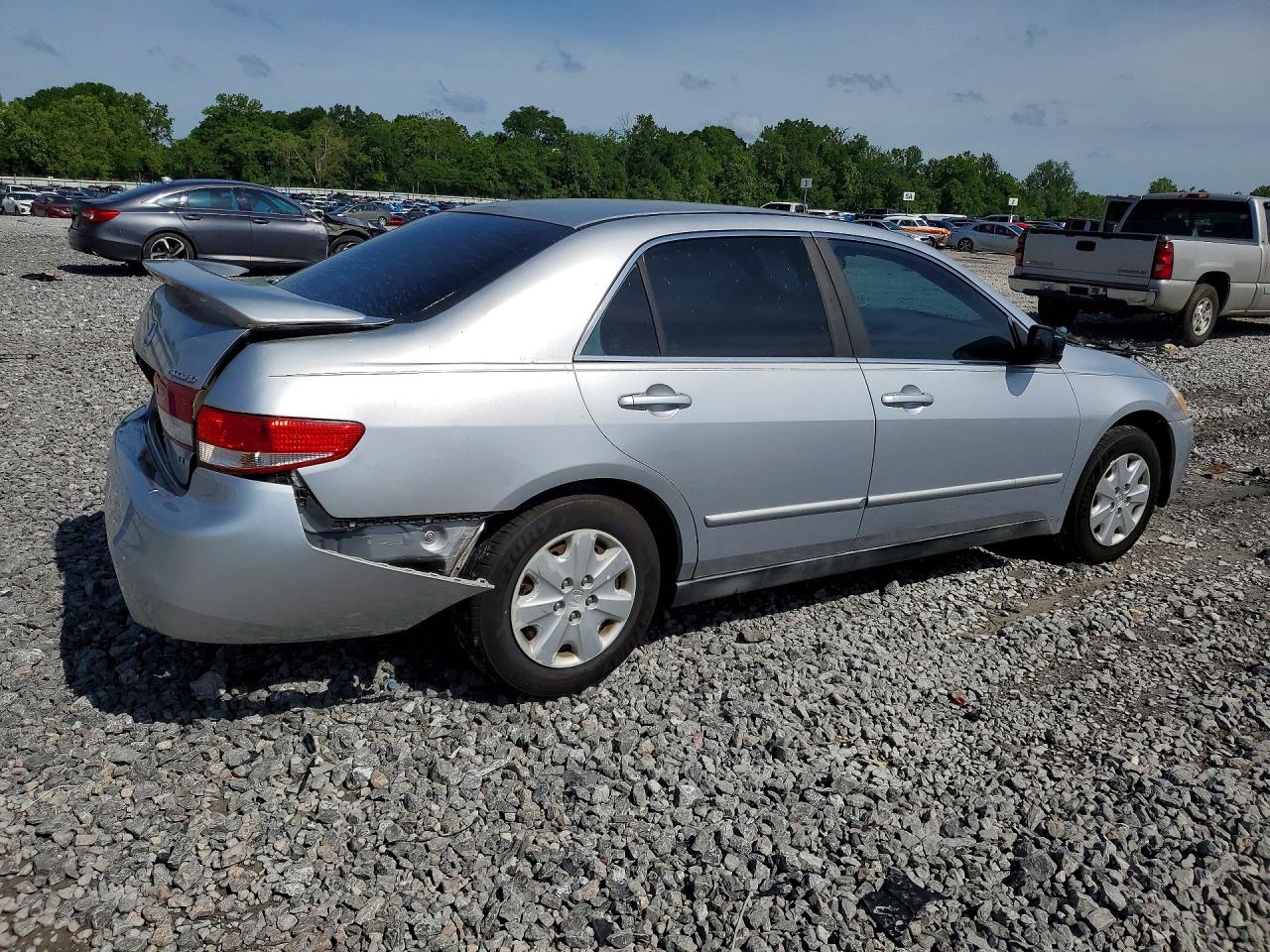 2003 Honda Accord Lx Silver vin: 1HGCM55433A048344