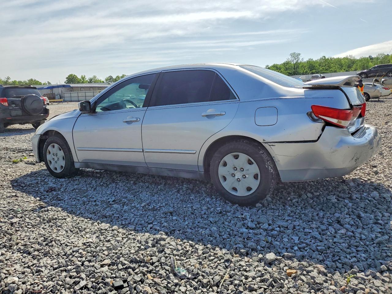 2003 Honda Accord Lx Silver vin: 1HGCM55433A048344