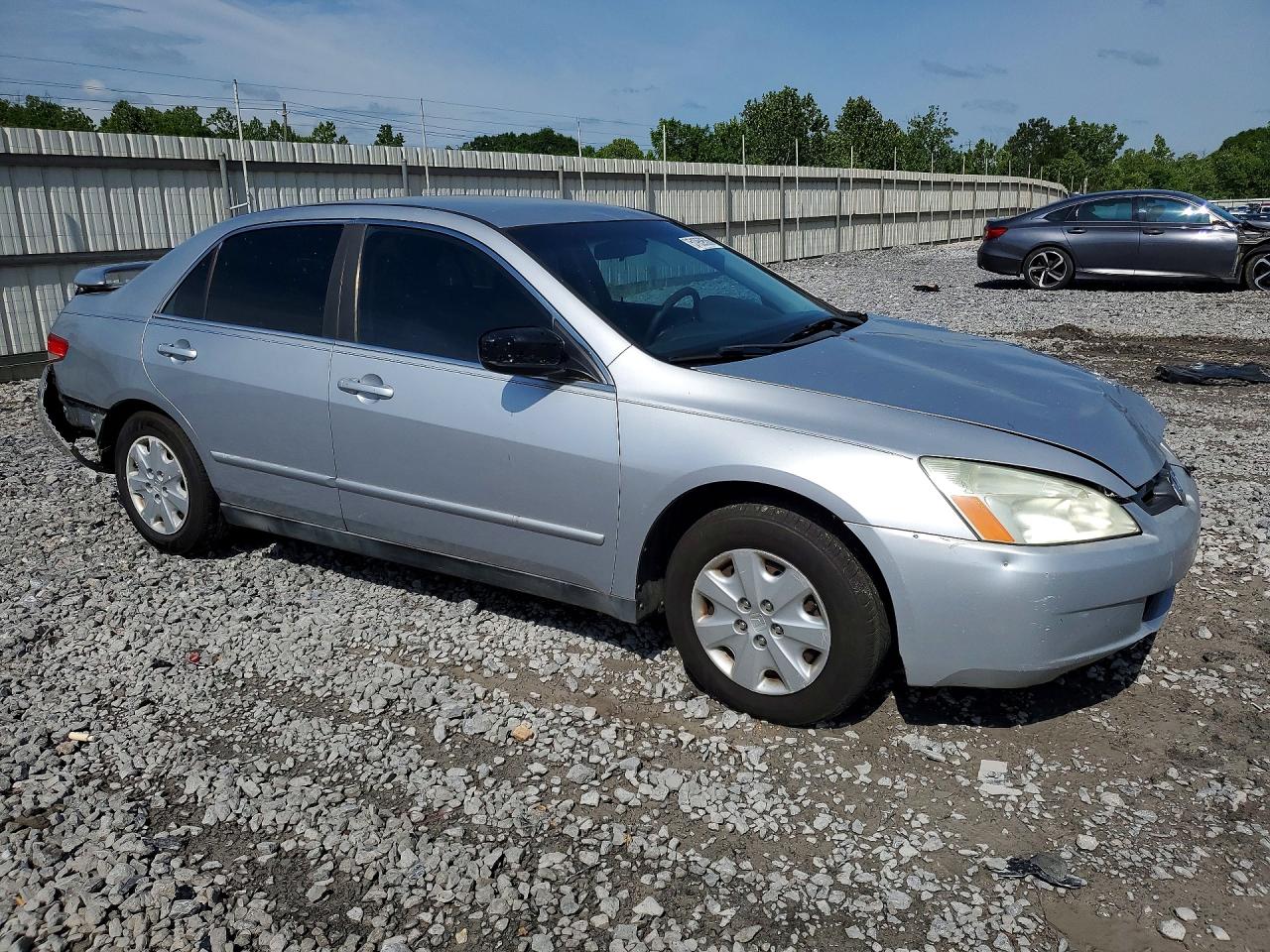 2003 Honda Accord Lx Silver vin: 1HGCM55433A048344
