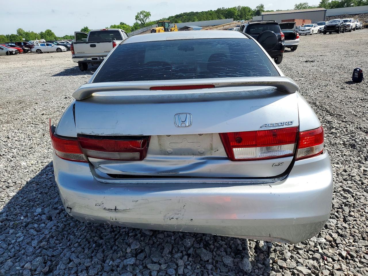 2003 Honda Accord Lx Silver vin: 1HGCM55433A048344