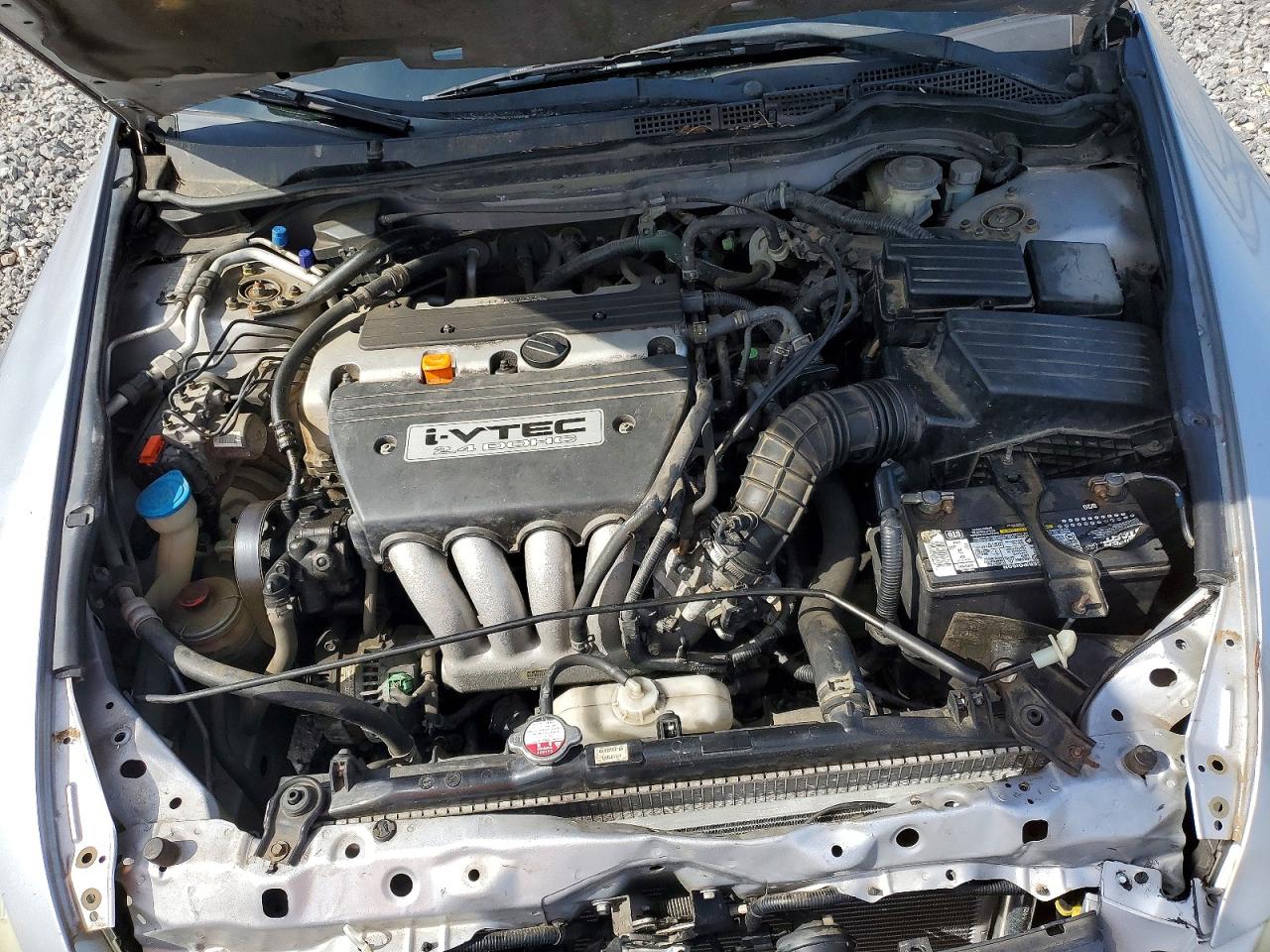 2003 Honda Accord Lx Silver vin: 1HGCM55433A048344