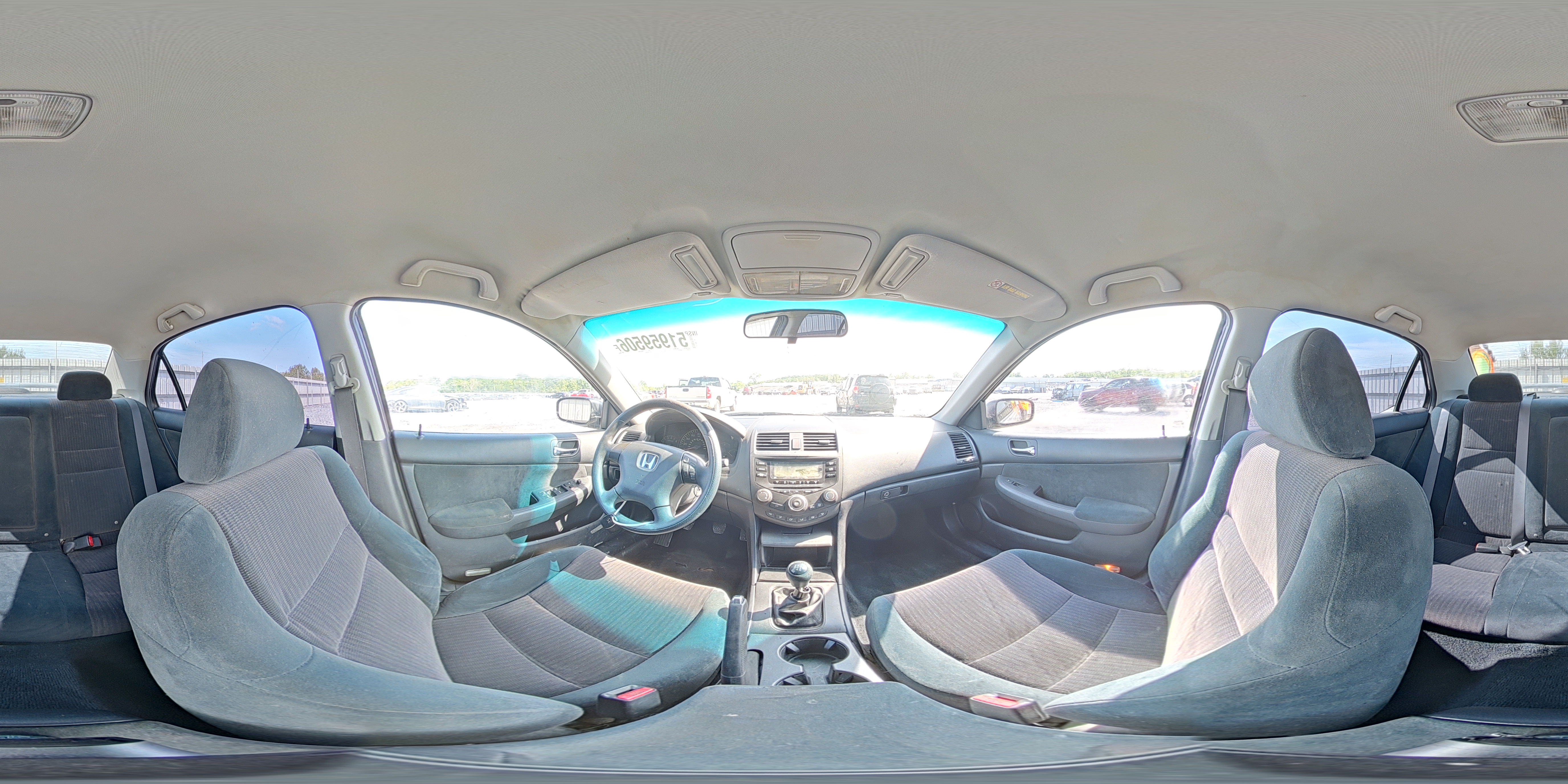 2003 Honda Accord Lx Silver vin: 1HGCM55433A048344