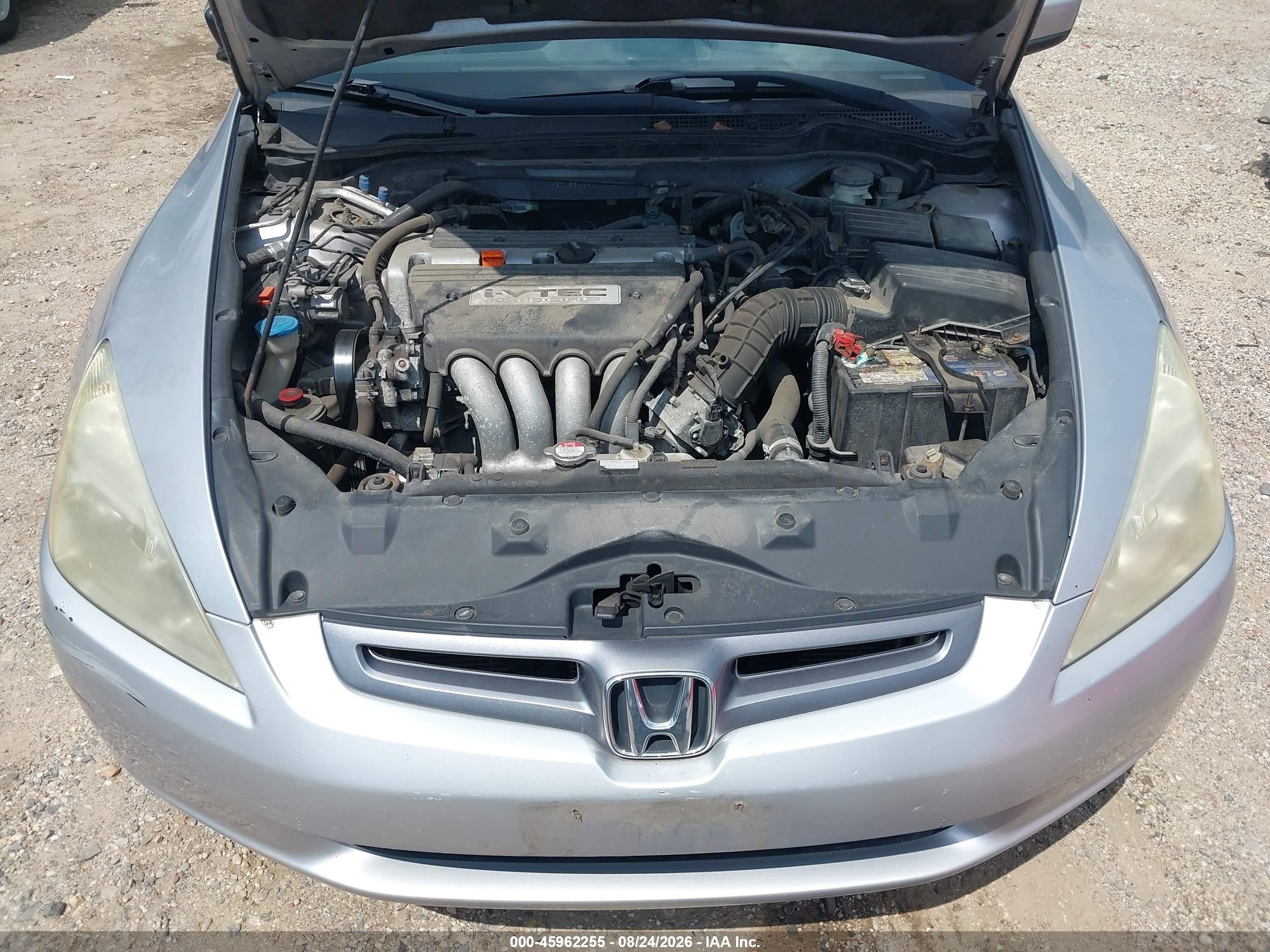 2005 Honda Accord 2.4 Lx Silver vin: 1HGCM55435A000331