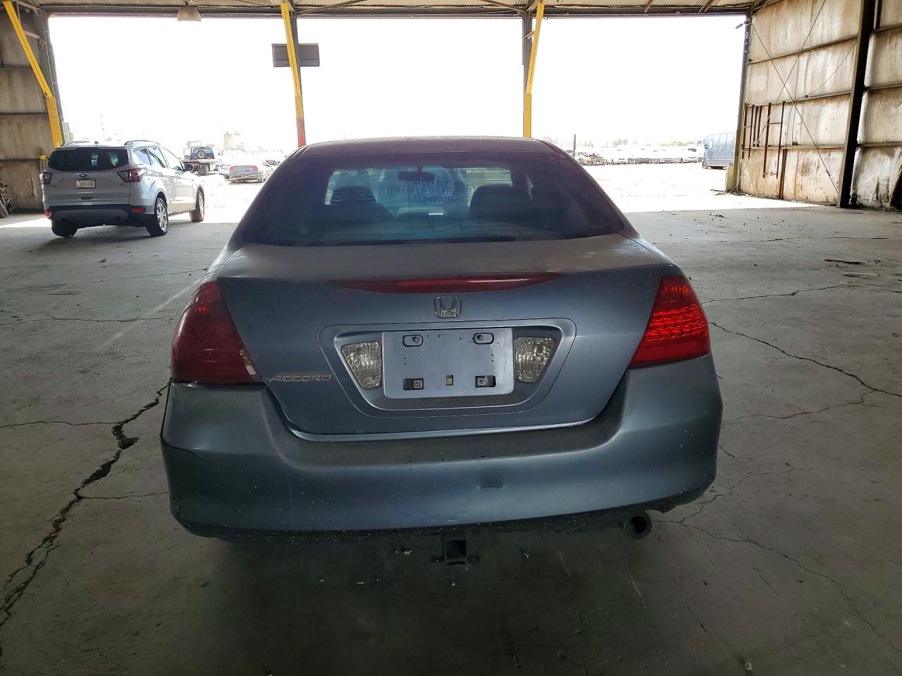 2007 Honda Accord Lx Blue vin: 1HGCM55447A008845