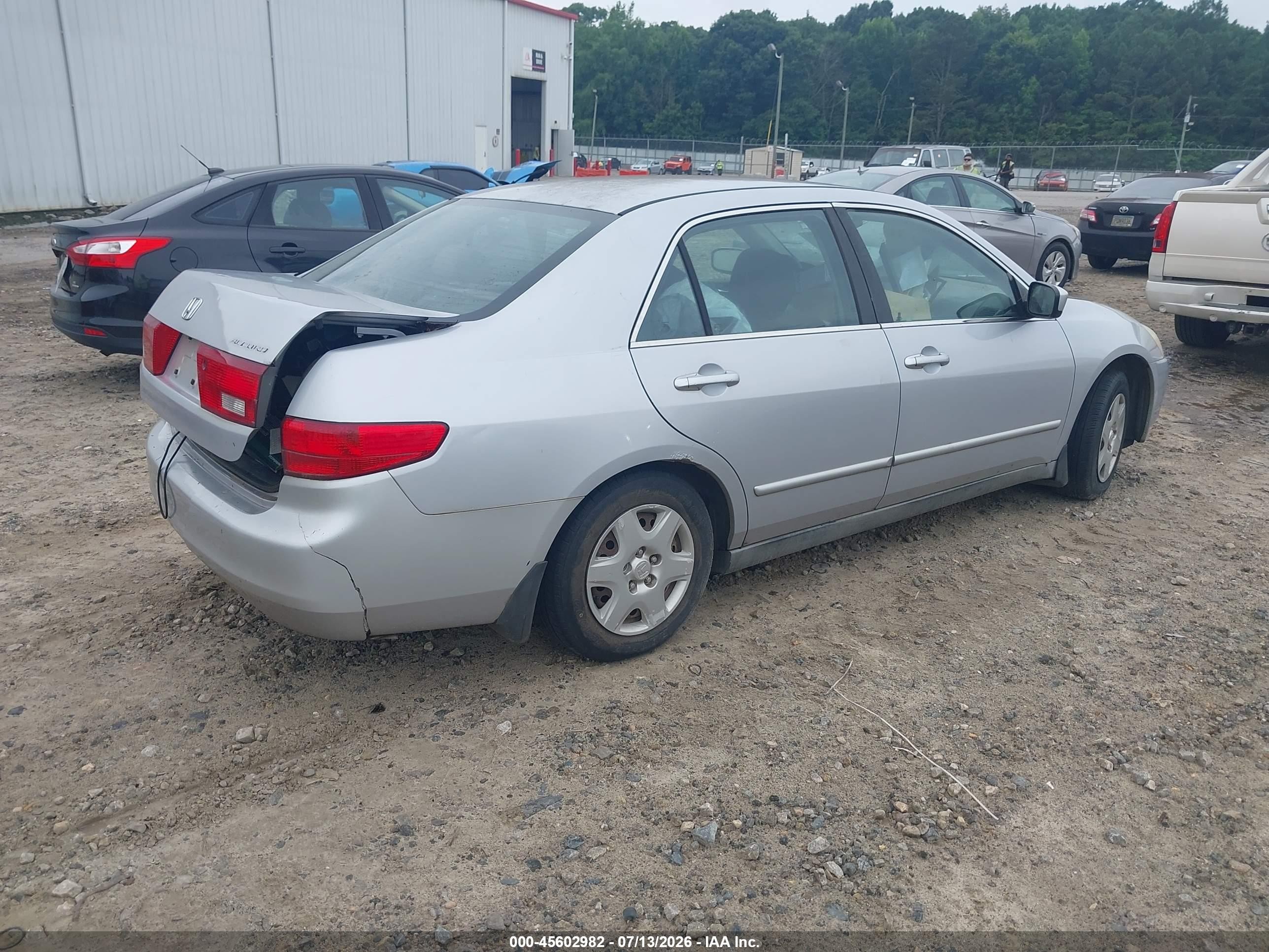 2005 Honda Accord 2.4 Lx Gray vin: 1HGCM55475A111643