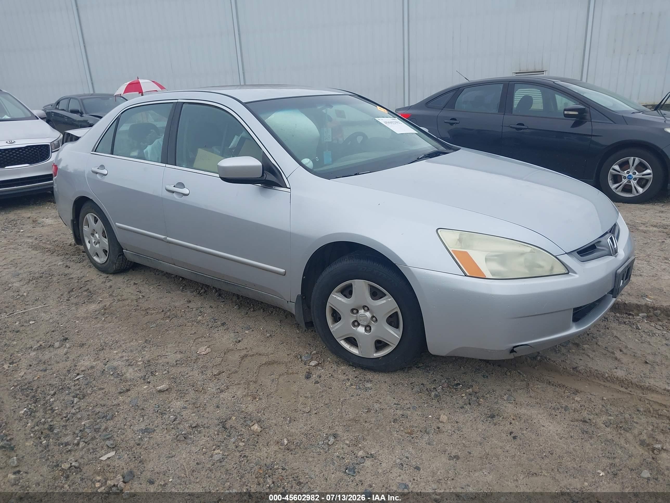 2005 Honda Accord 2.4 Lx Серый vin: 1HGCM55475A111643