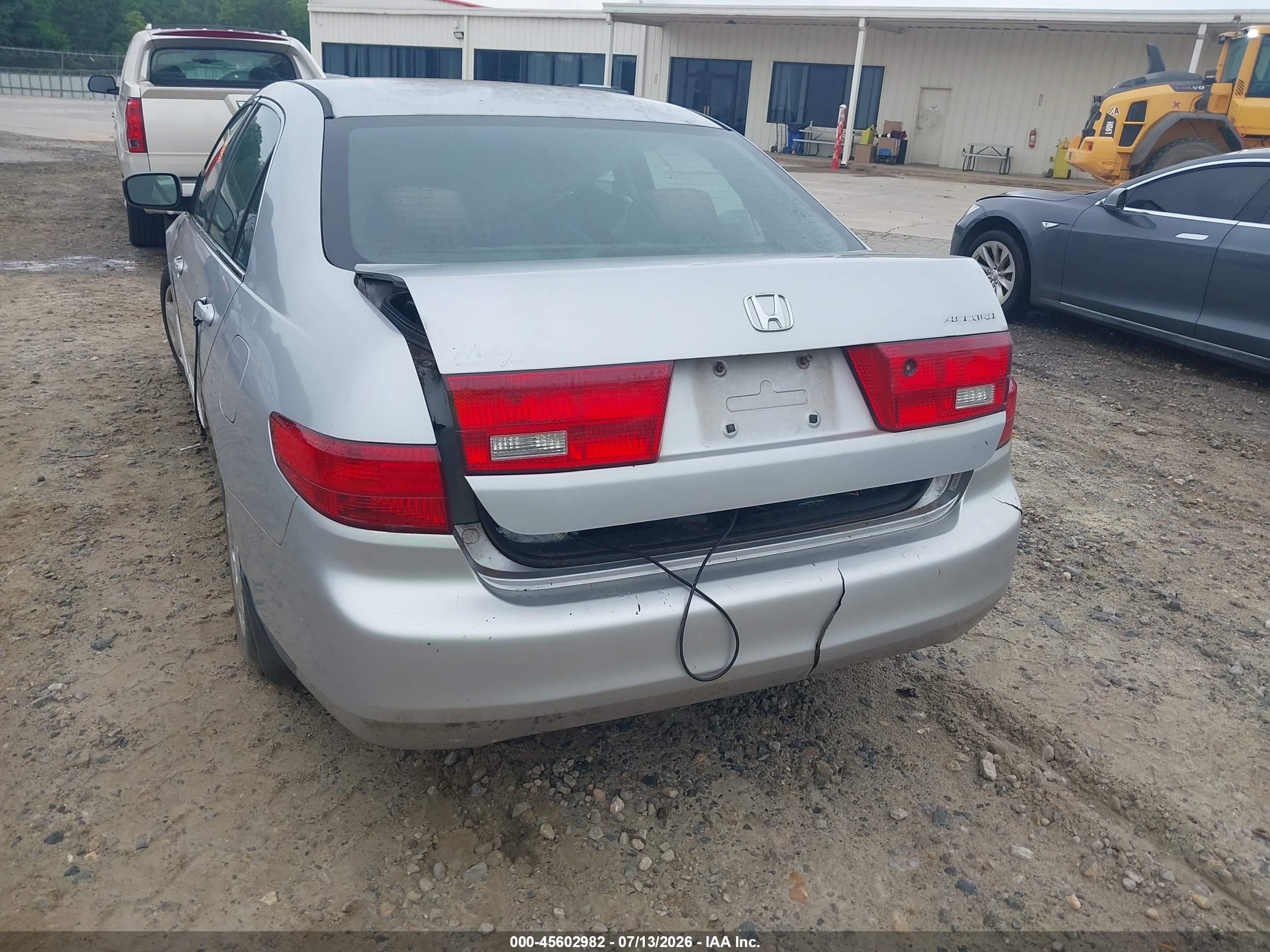 2005 Honda Accord 2.4 Lx Gray vin: 1HGCM55475A111643