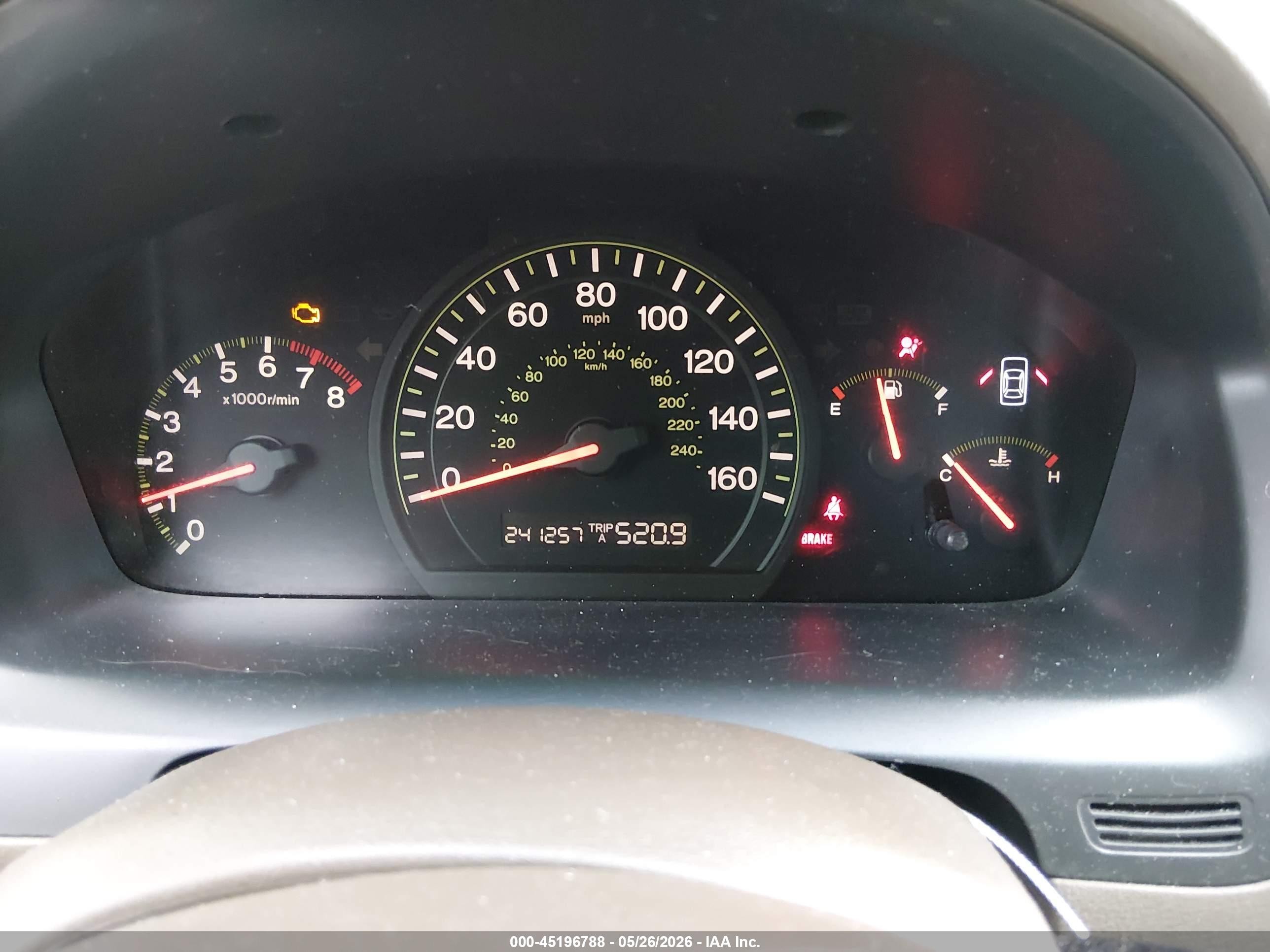 2005 Honda Accord 2.4 Lx Белый vin: 1HGCM55475A160292
