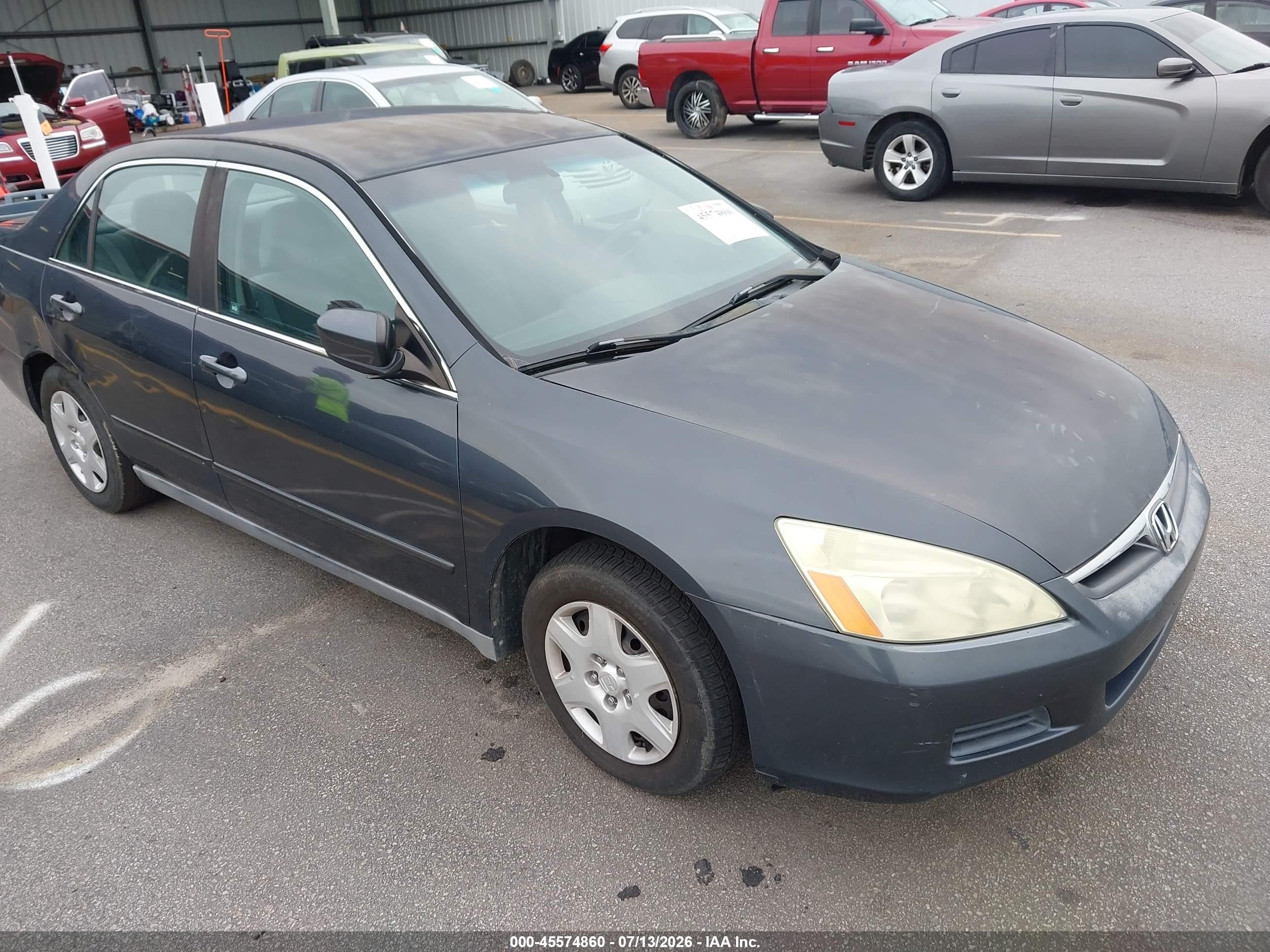 2006 Honda Accord 2.4 Lx Gray vin: 1HGCM55476A036704