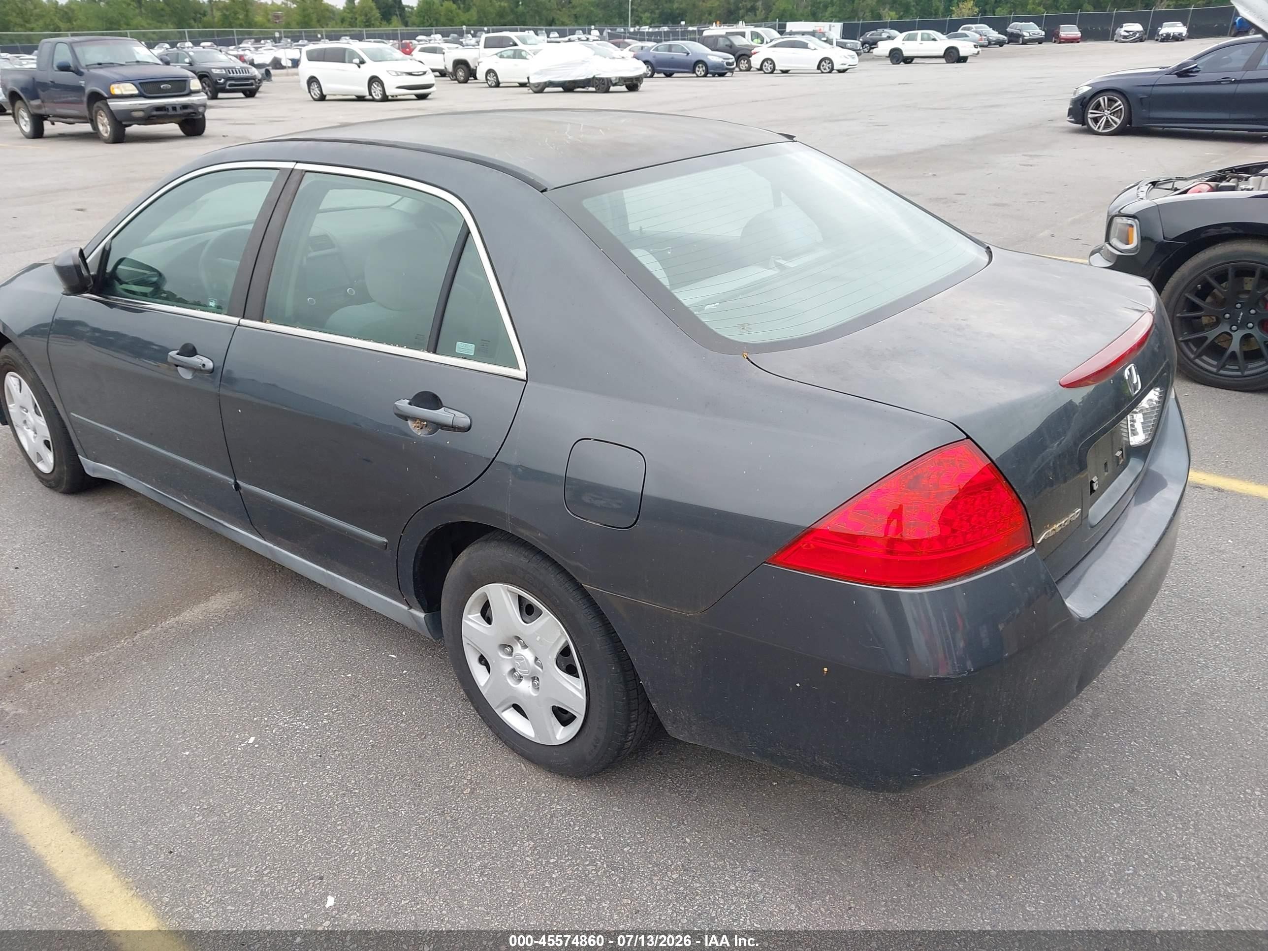 2006 Honda Accord 2.4 Lx Gray vin: 1HGCM55476A036704