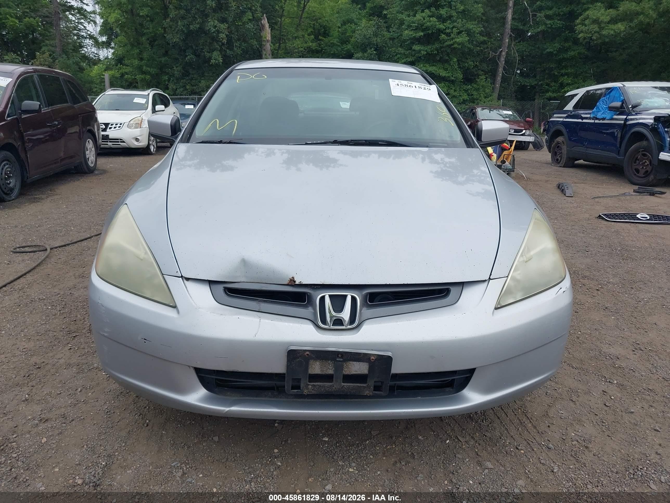 2005 Honda Accord 2.4 Lx Серебряный vin: 1HGCM55485A193303