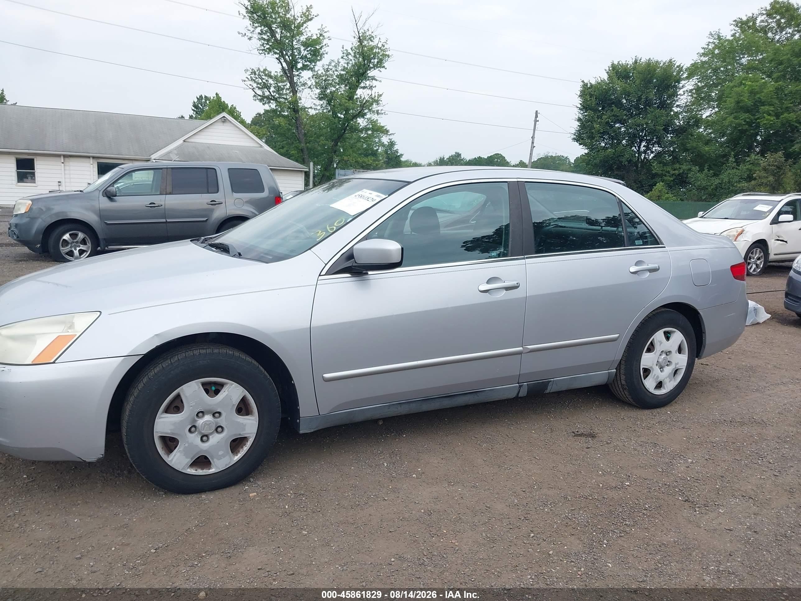 2005 Honda Accord 2.4 Lx Серебряный vin: 1HGCM55485A193303