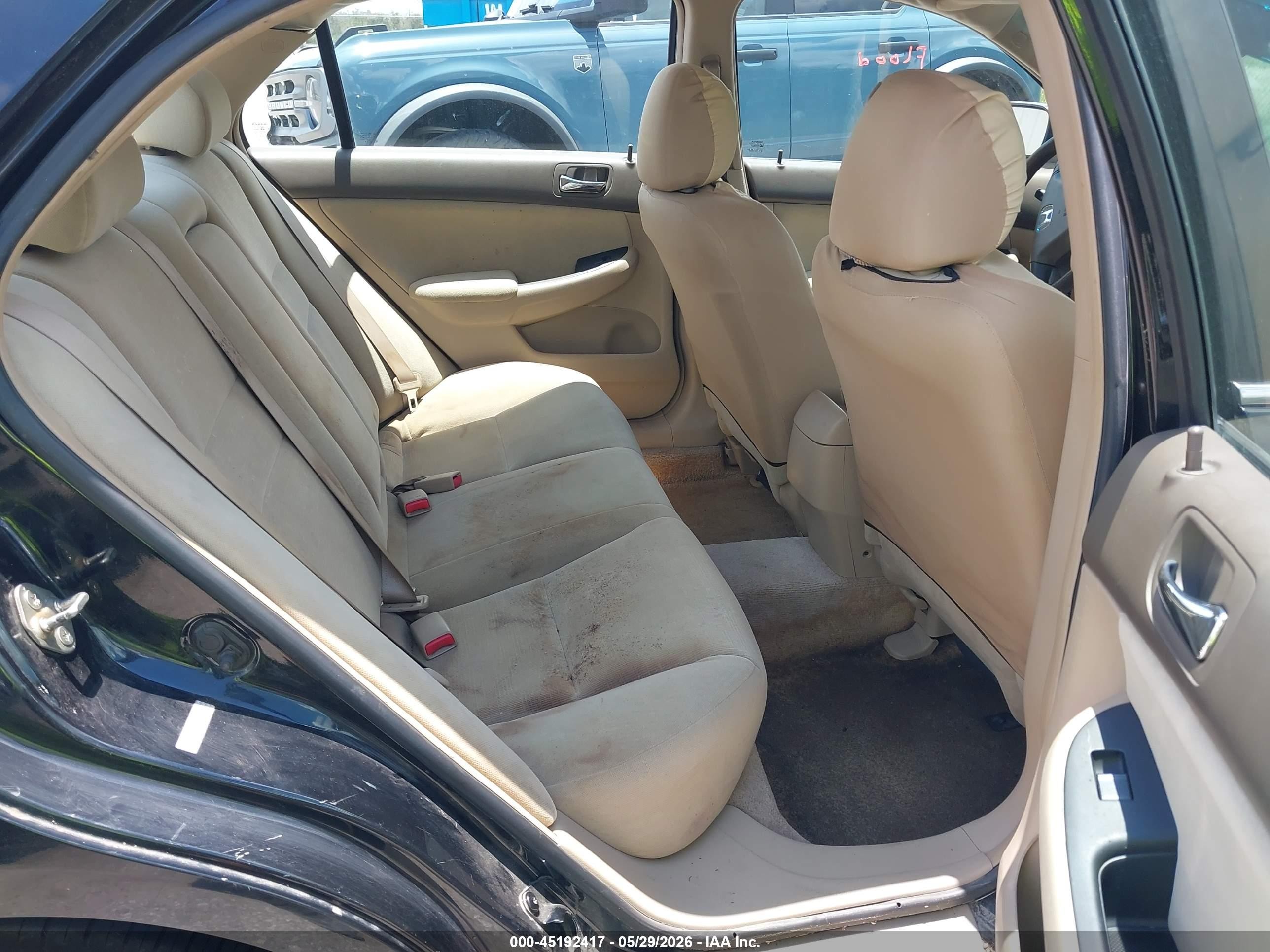 2007 Honda Accord 2.4 Lx Black vin: 1HGCM55487A098677