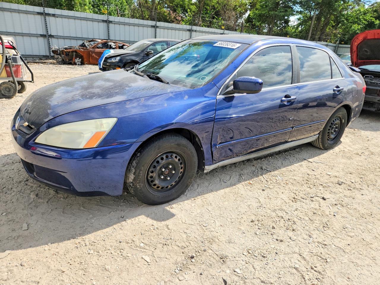 2005 Honda Accord Lx Blue vin: 1HGCM55495A132669