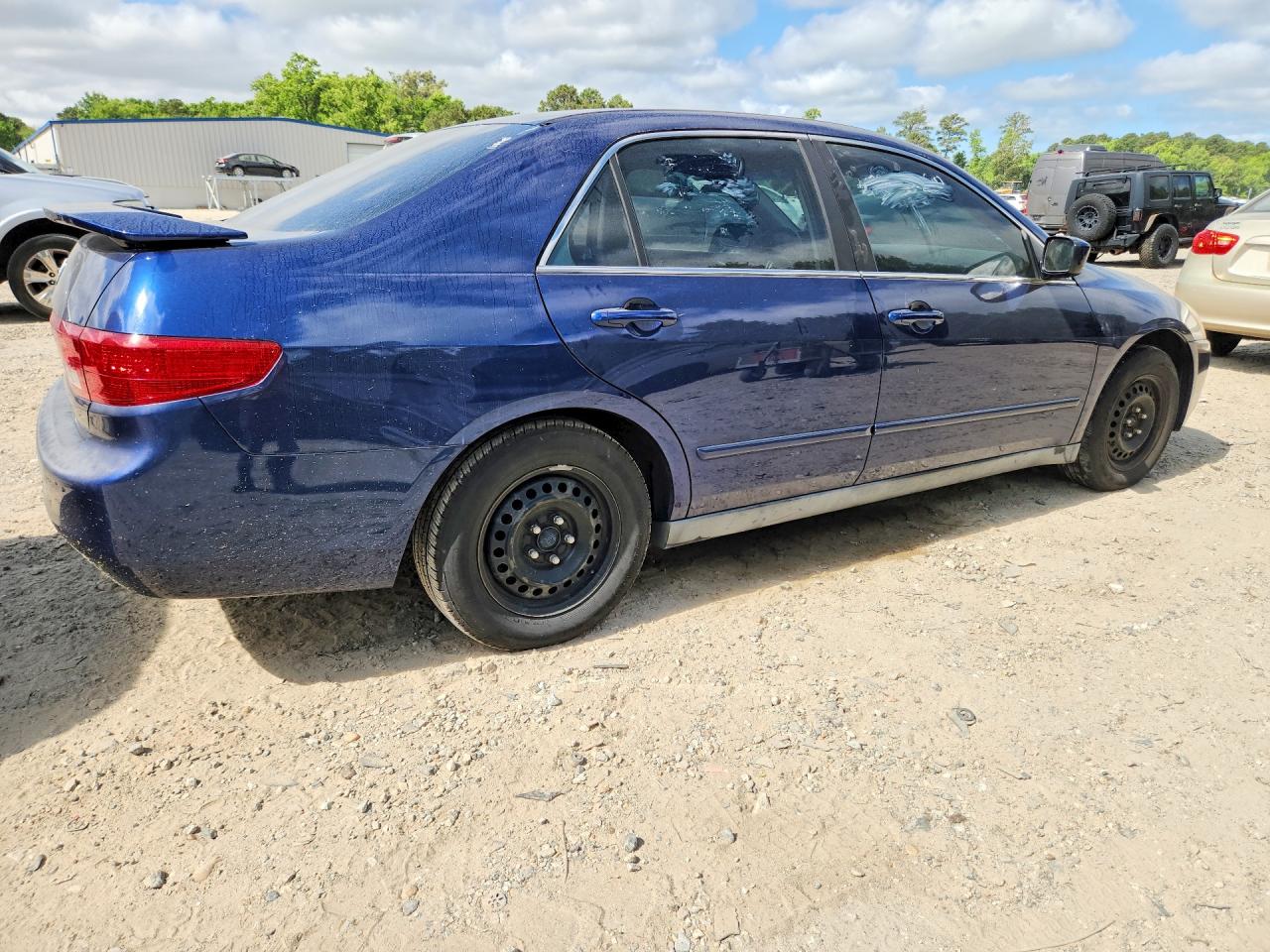 2005 Honda Accord Lx Blue vin: 1HGCM55495A132669