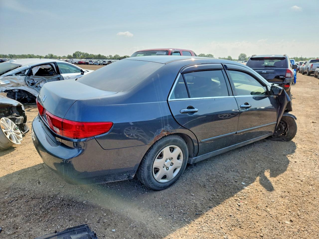 2005 Honda Accord Lx Blue vin: 1HGCM55495A179801