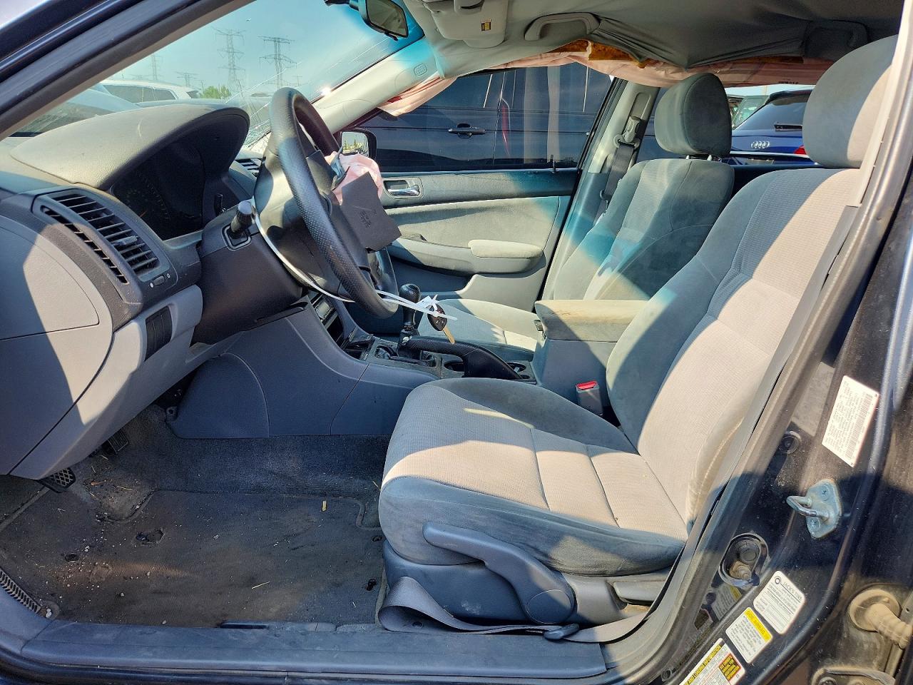 2005 Honda Accord Lx Blue vin: 1HGCM55495A179801