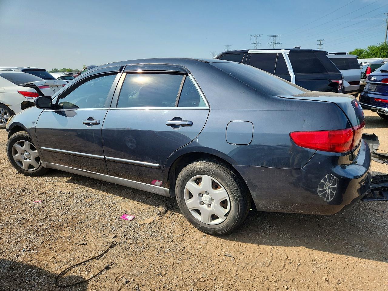 2005 Honda Accord Lx Blue vin: 1HGCM55495A179801
