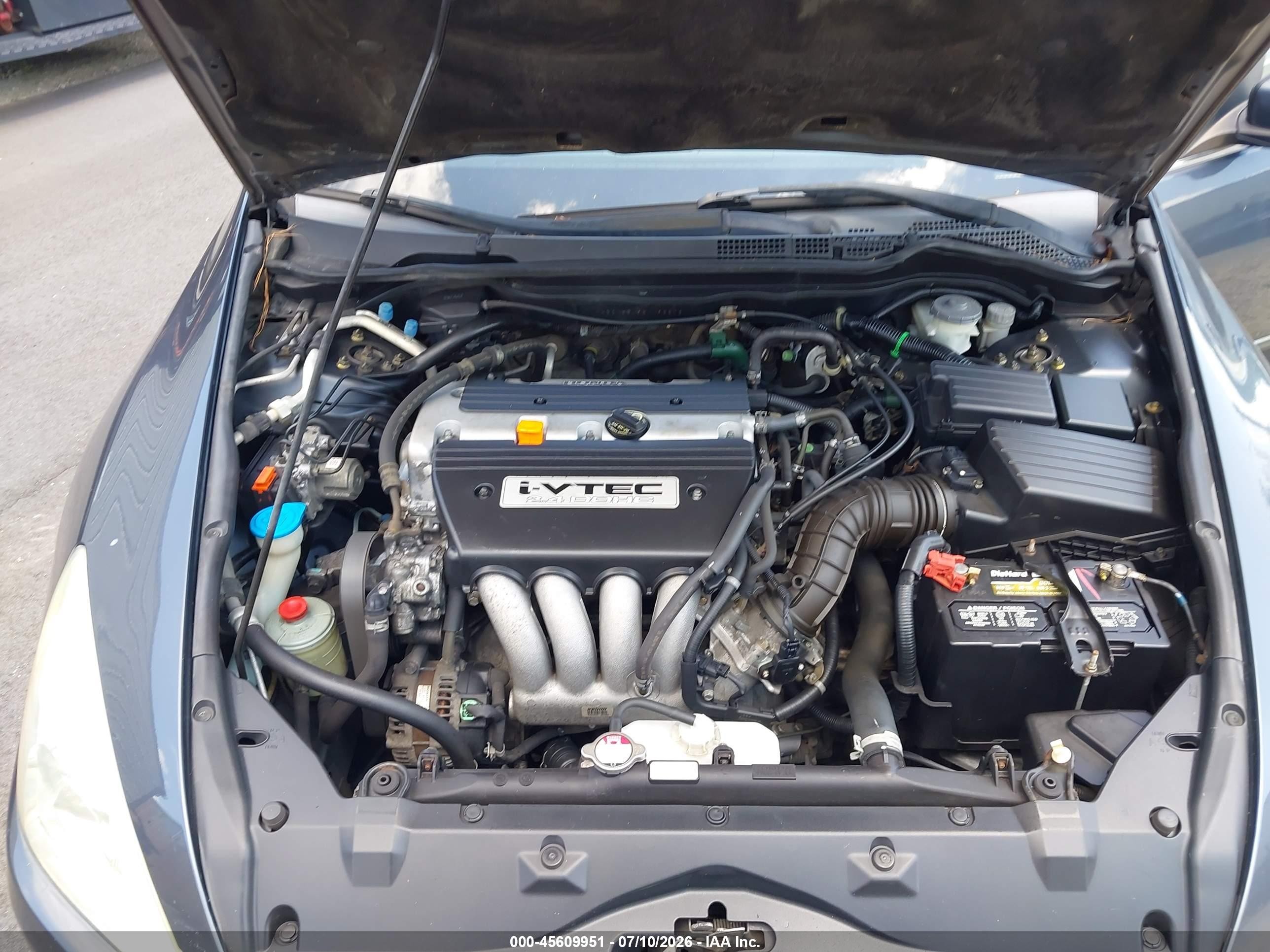 2005 Honda Accord 2.4 Lx Gray vin: 1HGCM55495A193603