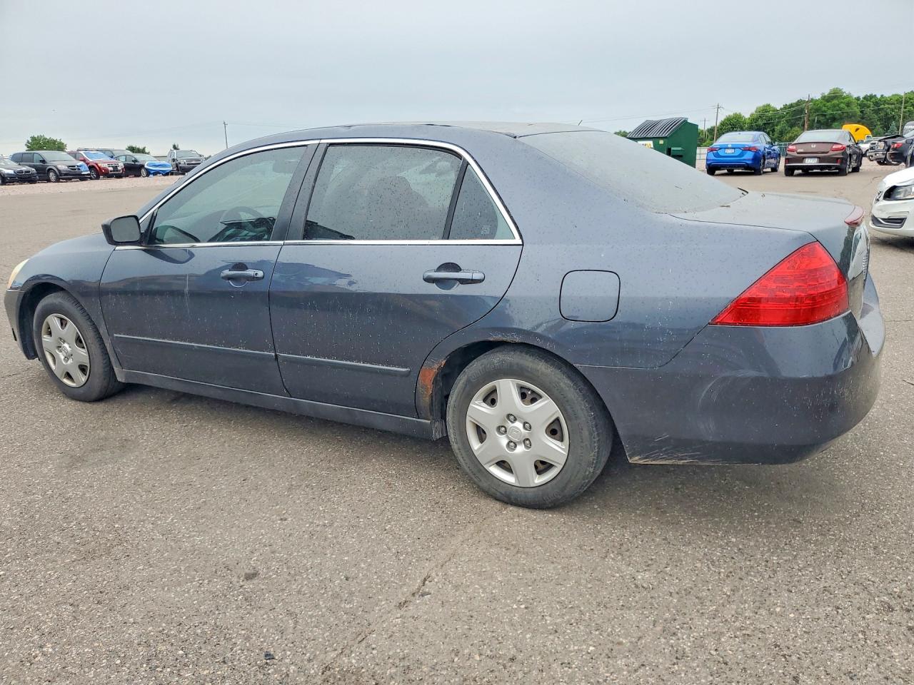 2007 Honda Accord Lx Blue vin: 1HGCM55497A149085