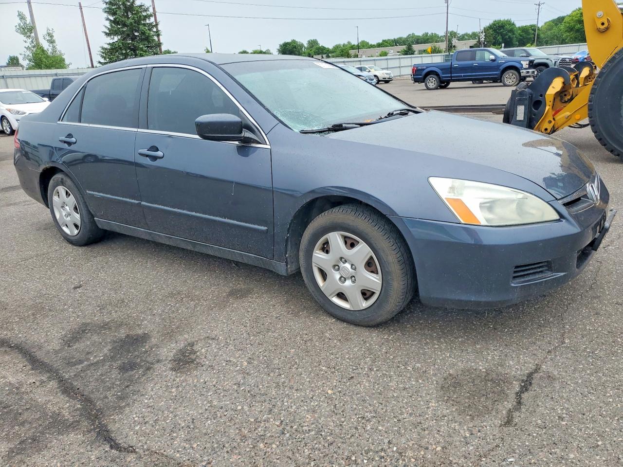 2007 Honda Accord Lx Blue vin: 1HGCM55497A149085