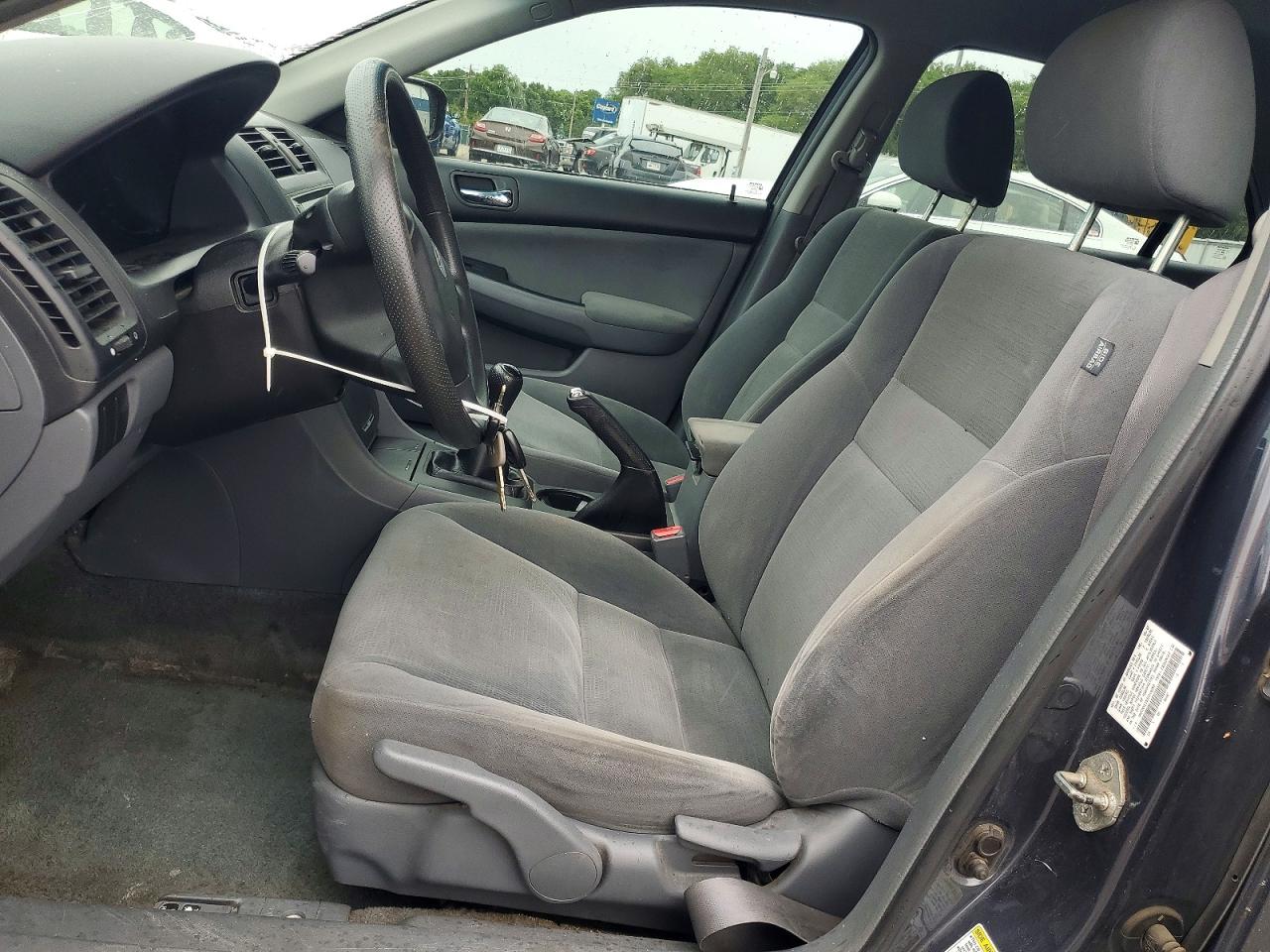 2007 Honda Accord Lx Blue vin: 1HGCM55497A149085