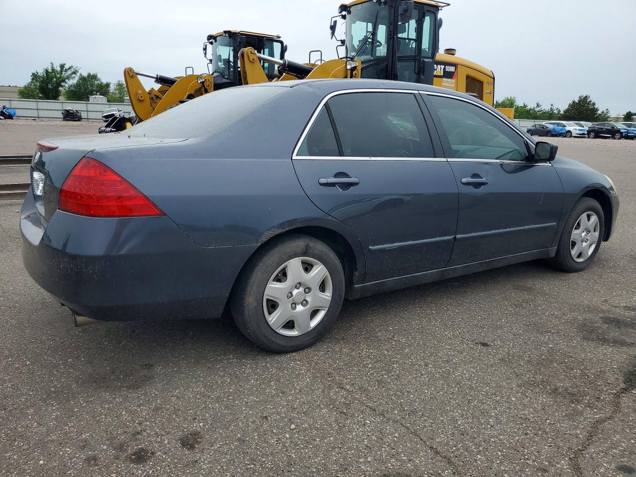 2007 Honda Accord Lx Blue vin: 1HGCM55497A149085