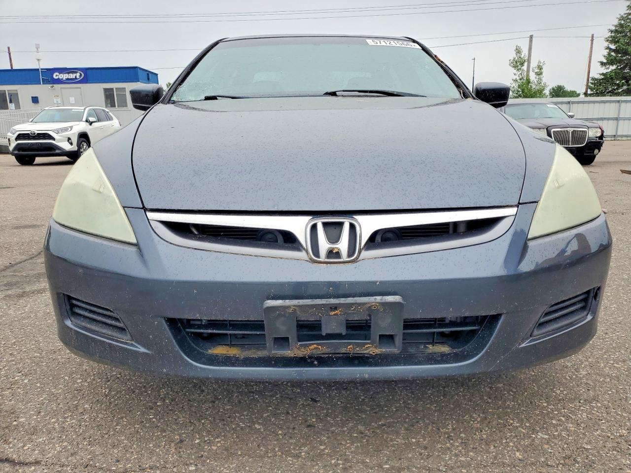 2007 Honda Accord Lx Blue vin: 1HGCM55497A149085