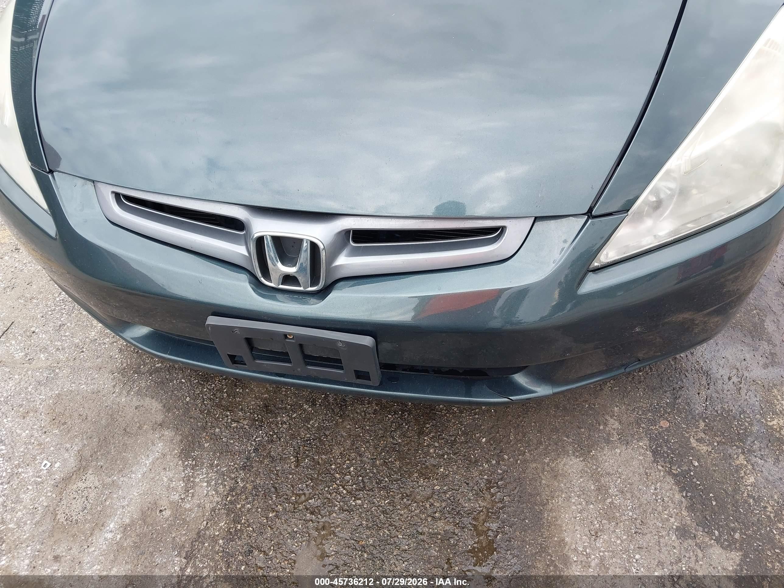 2005 Honda Accord 2.4 Lx Green vin: 1HGCM554X5A145270