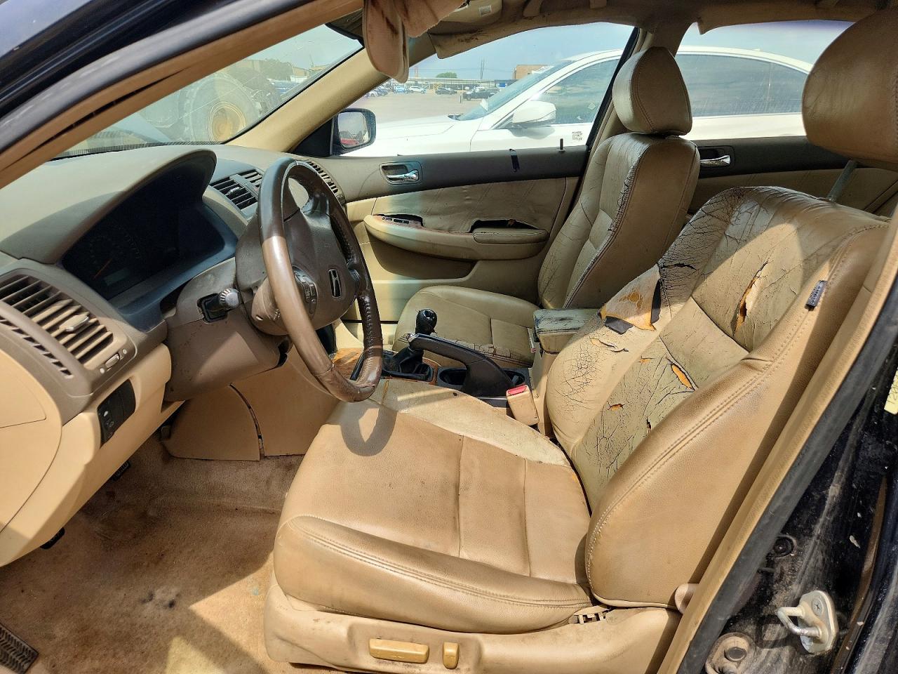 2003 Honda Accord Ex Black vin: 1HGCM55673A107087