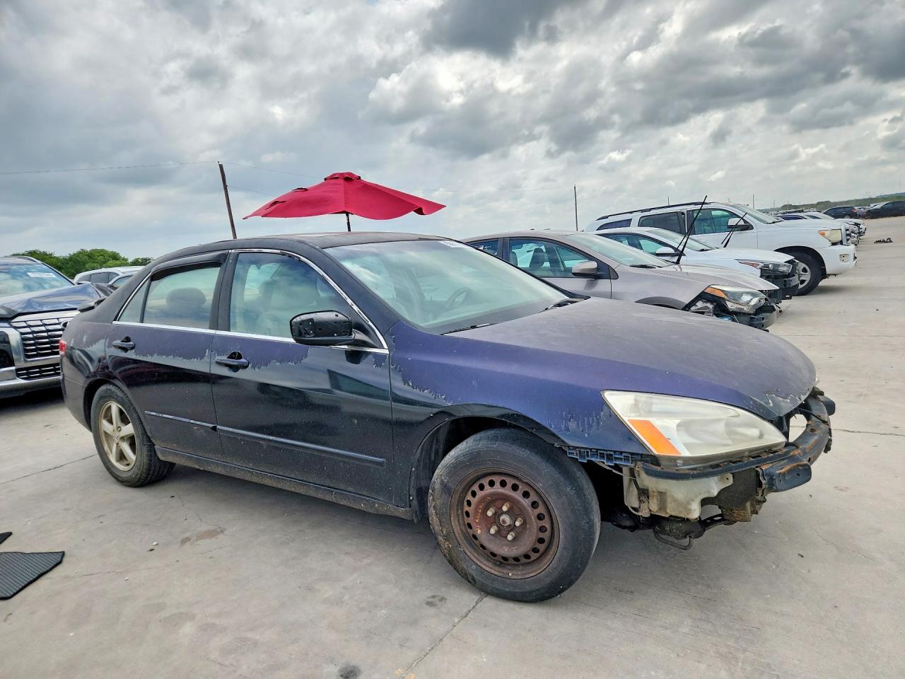 2003 Honda Accord Ex Black vin: 1HGCM55673A107087