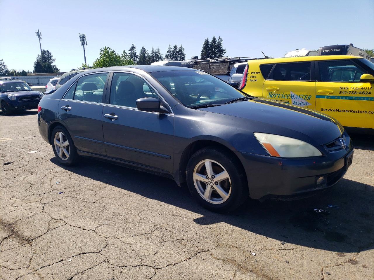 2005 Honda Accord Ex Blue vin: 1HGCM55705A044104