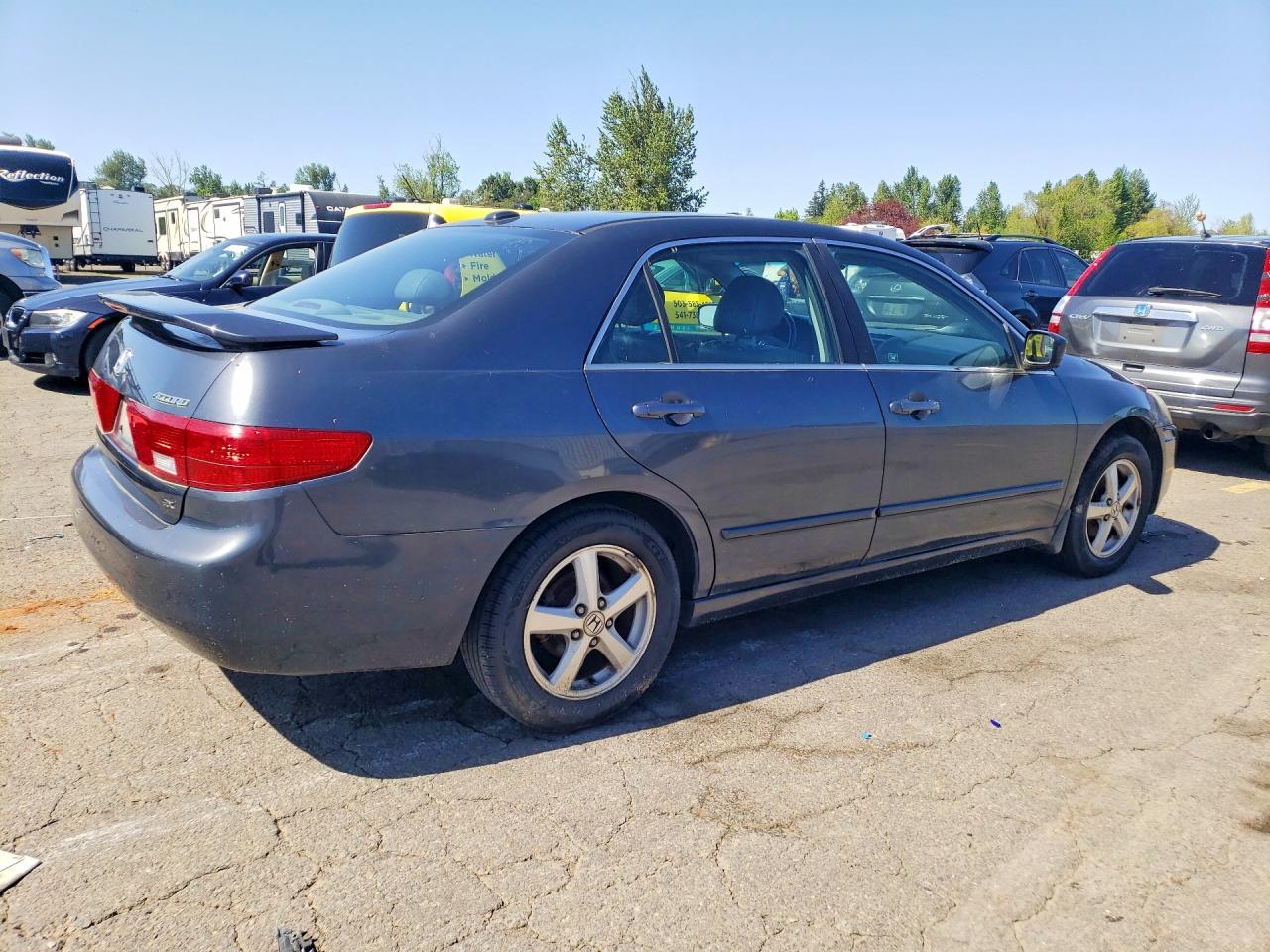 2005 Honda Accord Ex Blue vin: 1HGCM55705A044104