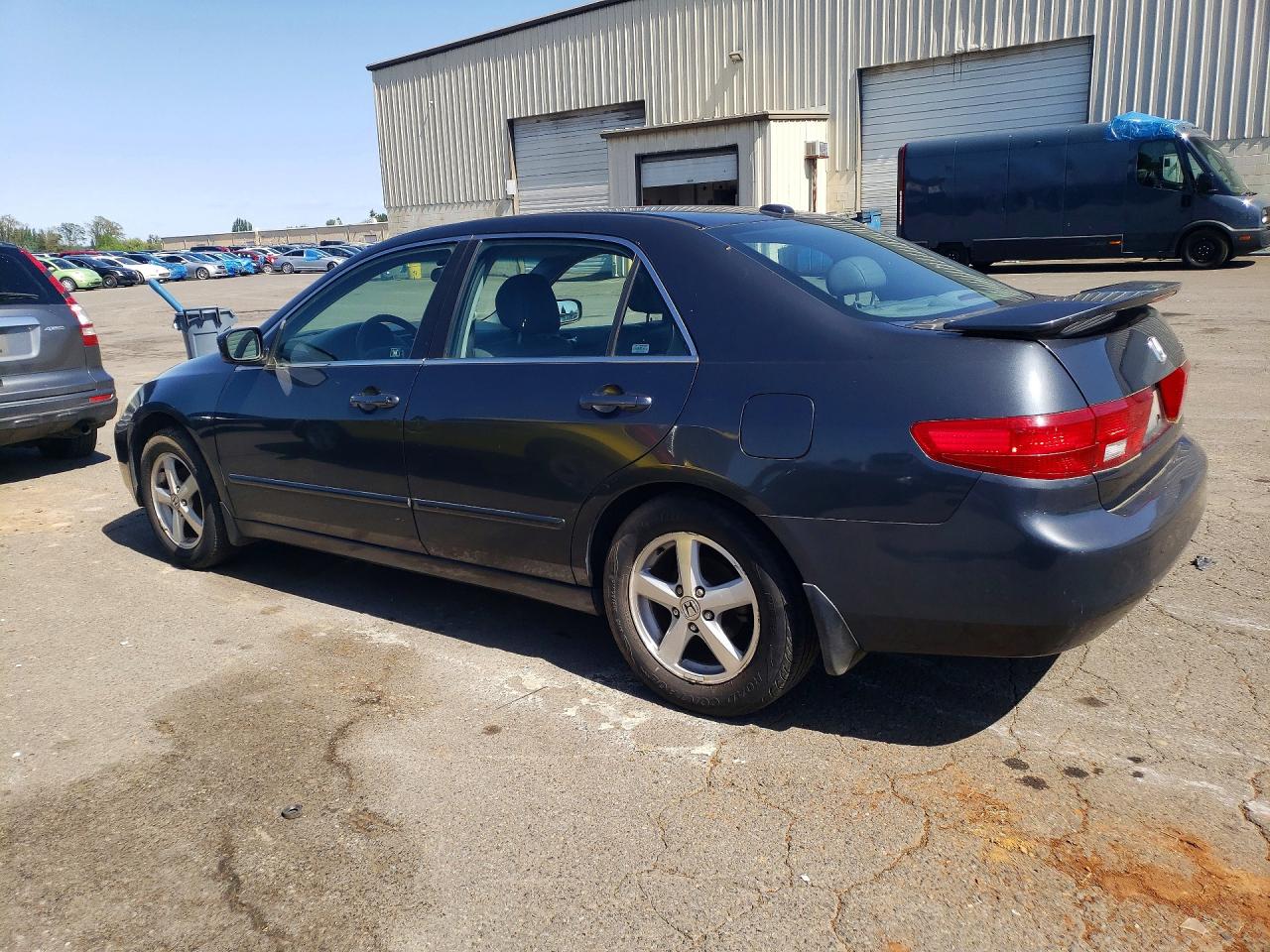 2005 Honda Accord Ex Blue vin: 1HGCM55705A044104